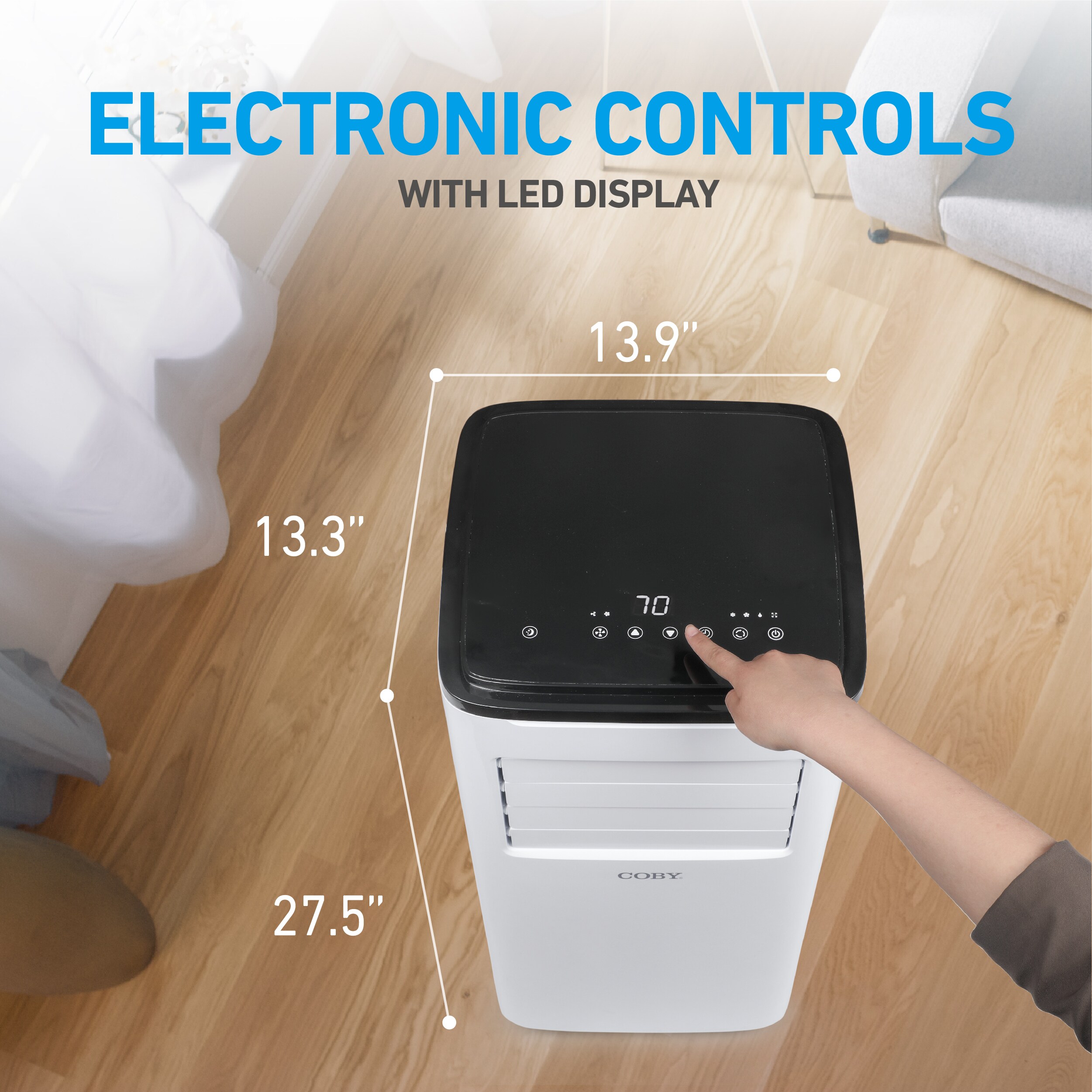 COBY CBPAC650 Portable-Air-Conditioners - View #8