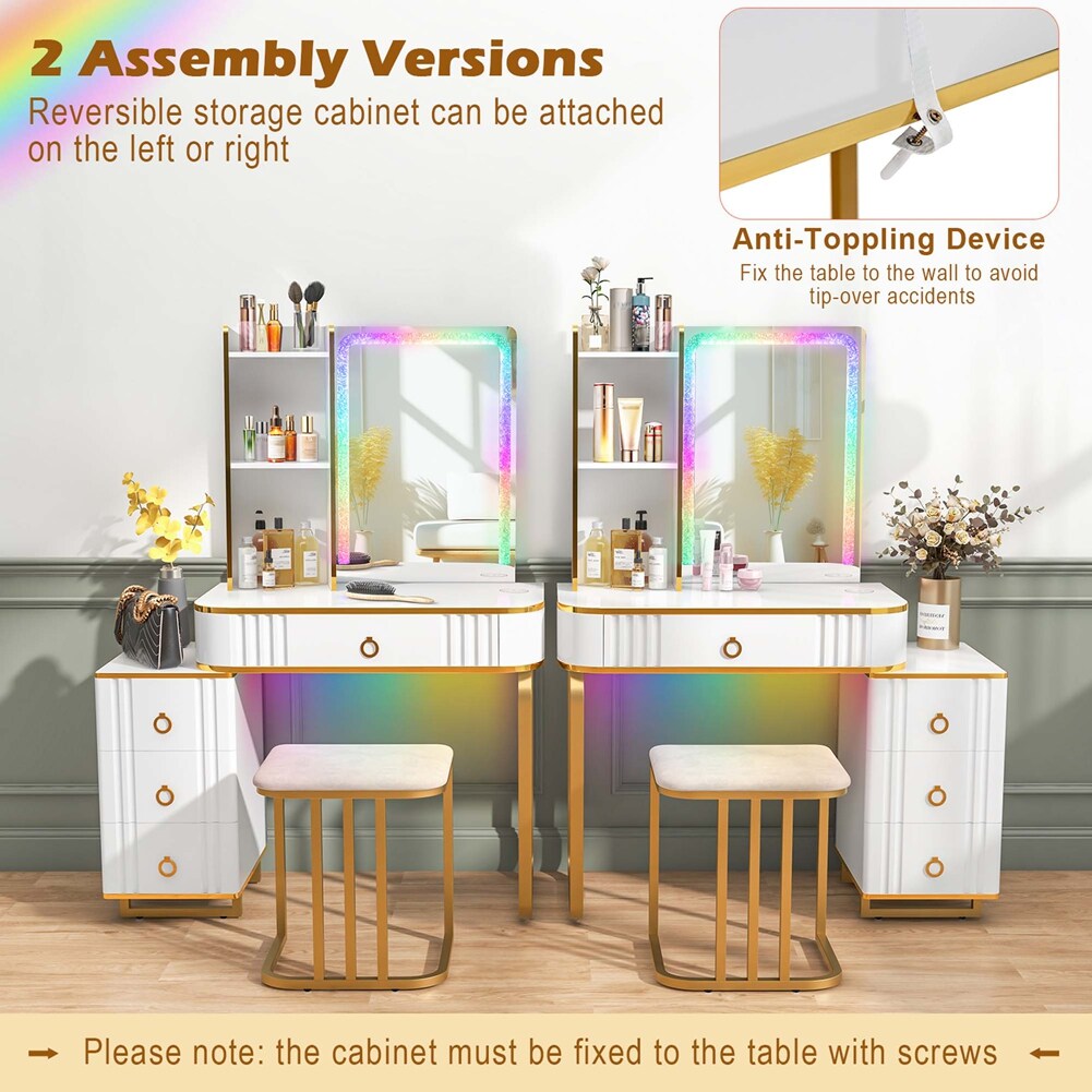 Costway HCST01009 Bedroom-Vanities - View #9