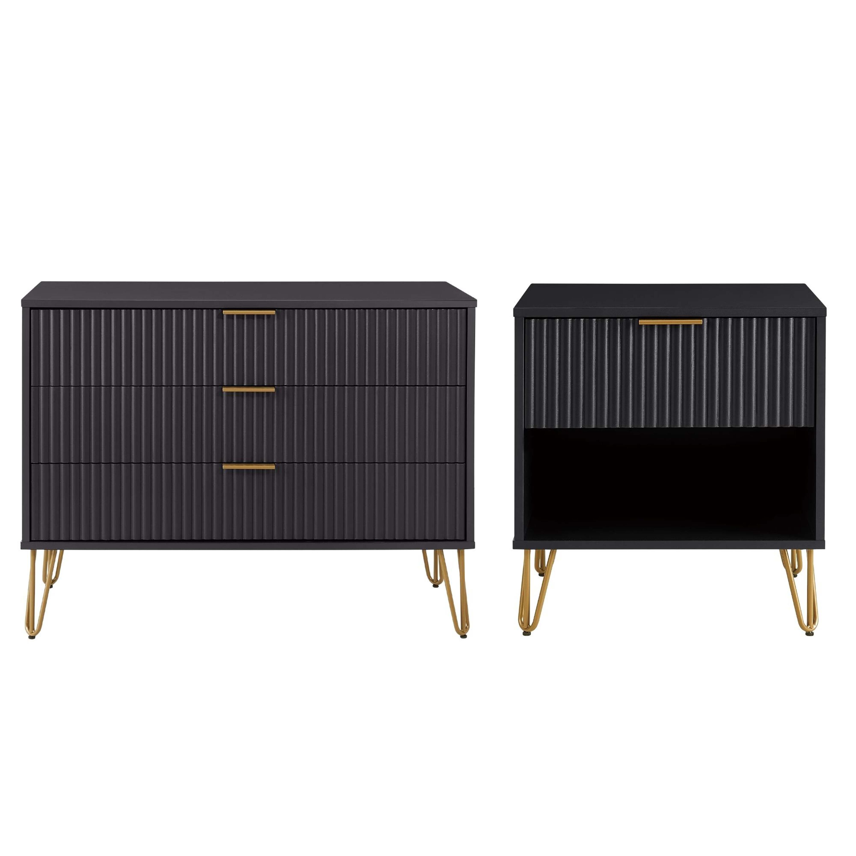 Manhattan Comfort 2-DB01-BK dressers - View #2