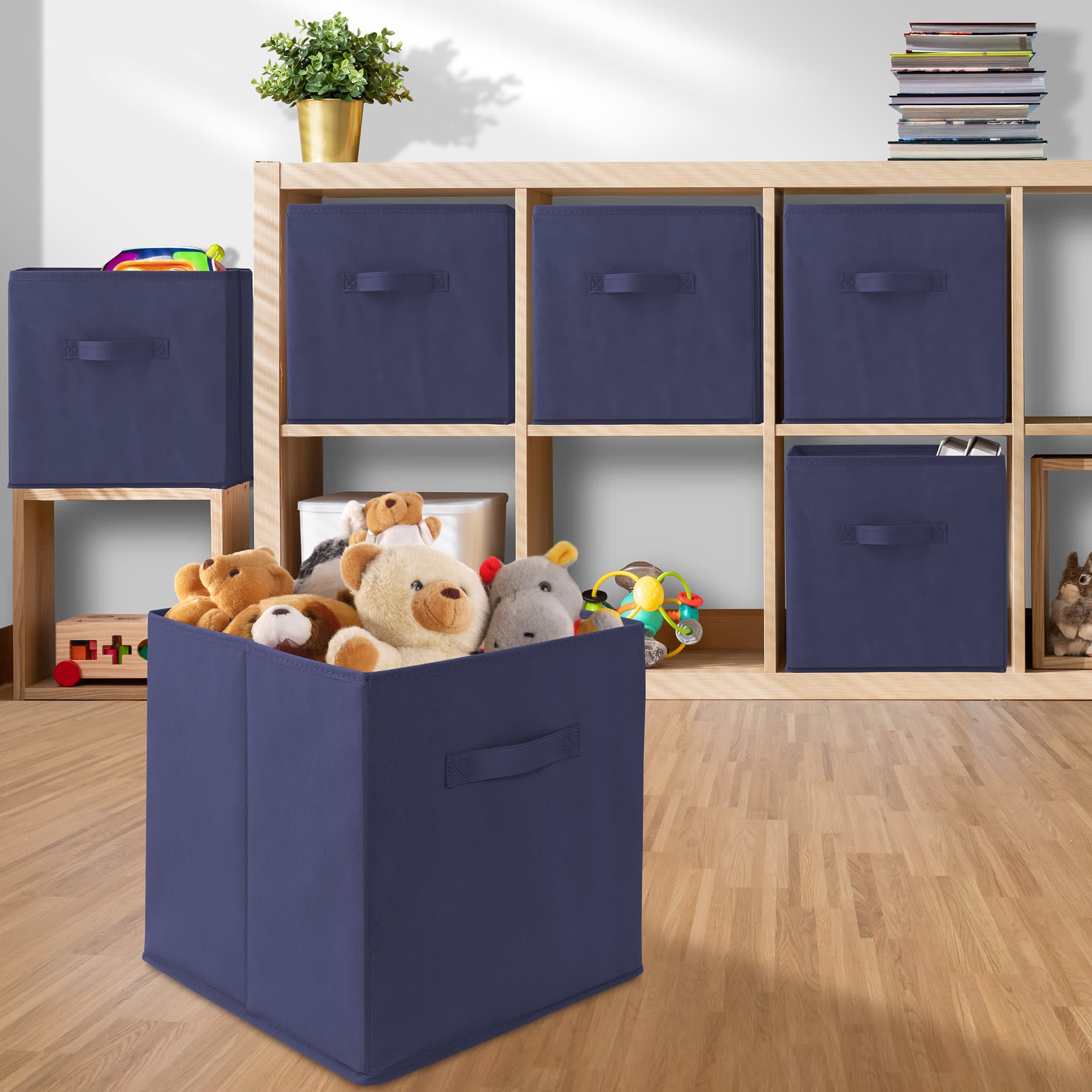 Casafield HOM-STO-13CC-NAVY Laminate-Storage-Cubes - View #5
