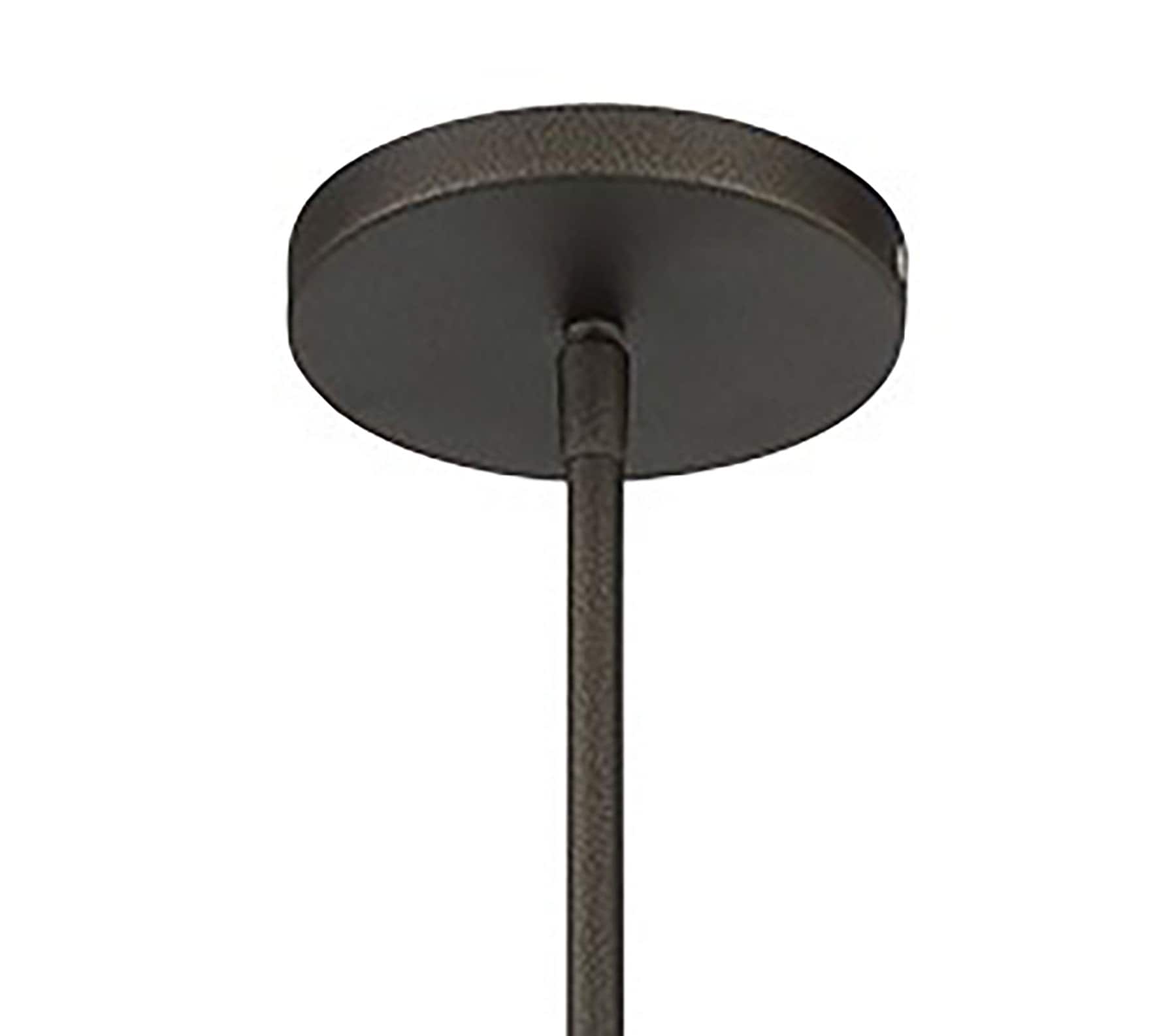 Graham Avenue Smoked Iron & Brushed Nickel 4-Light Chandelier