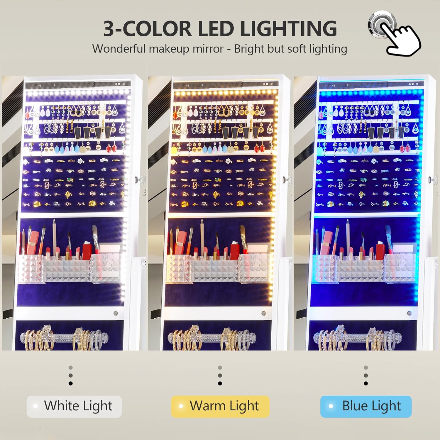 Vlsrka B0CHVRN8T2 Jewelry-Armoires - View #4