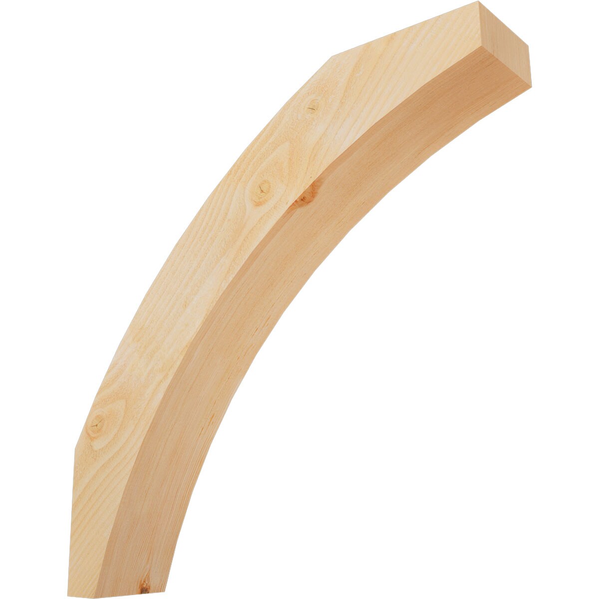 Ekena Millwork BRC06X30X30THR00RDF 6-in x 30-in x 30-in Douglas Fir Wood Thorton Rough Sawn Knee Brace