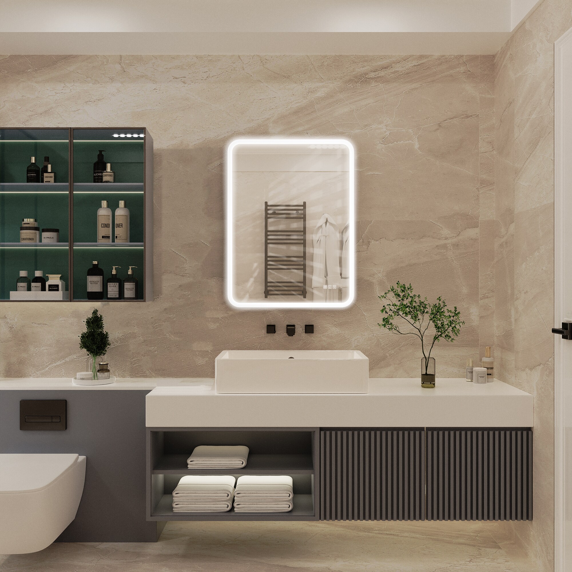 ExBrite X4BM2432 Framed-Bath-Mirrors - View #8