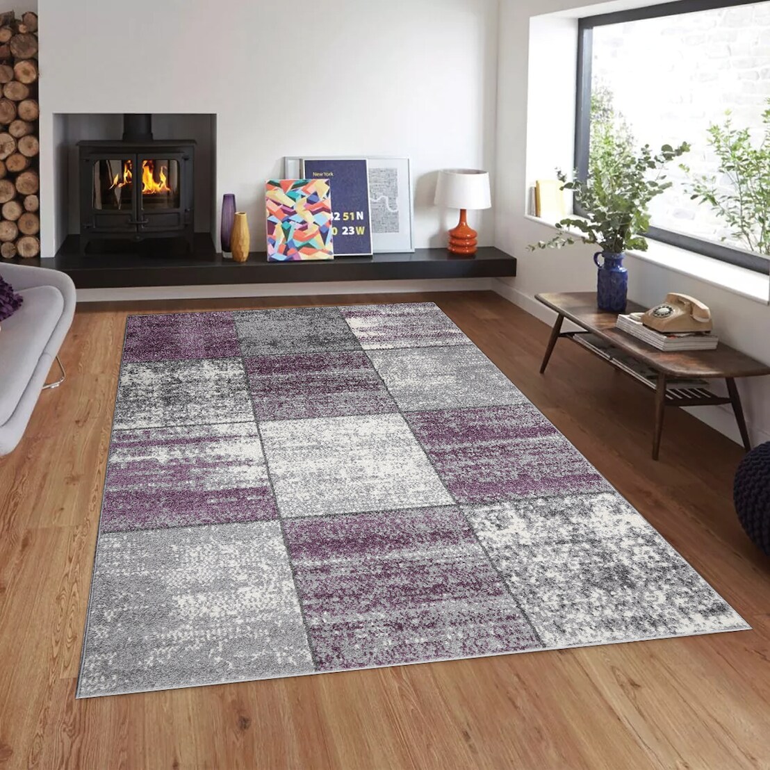 LBaiet CH520Z57 PURPLE rugs - View #4