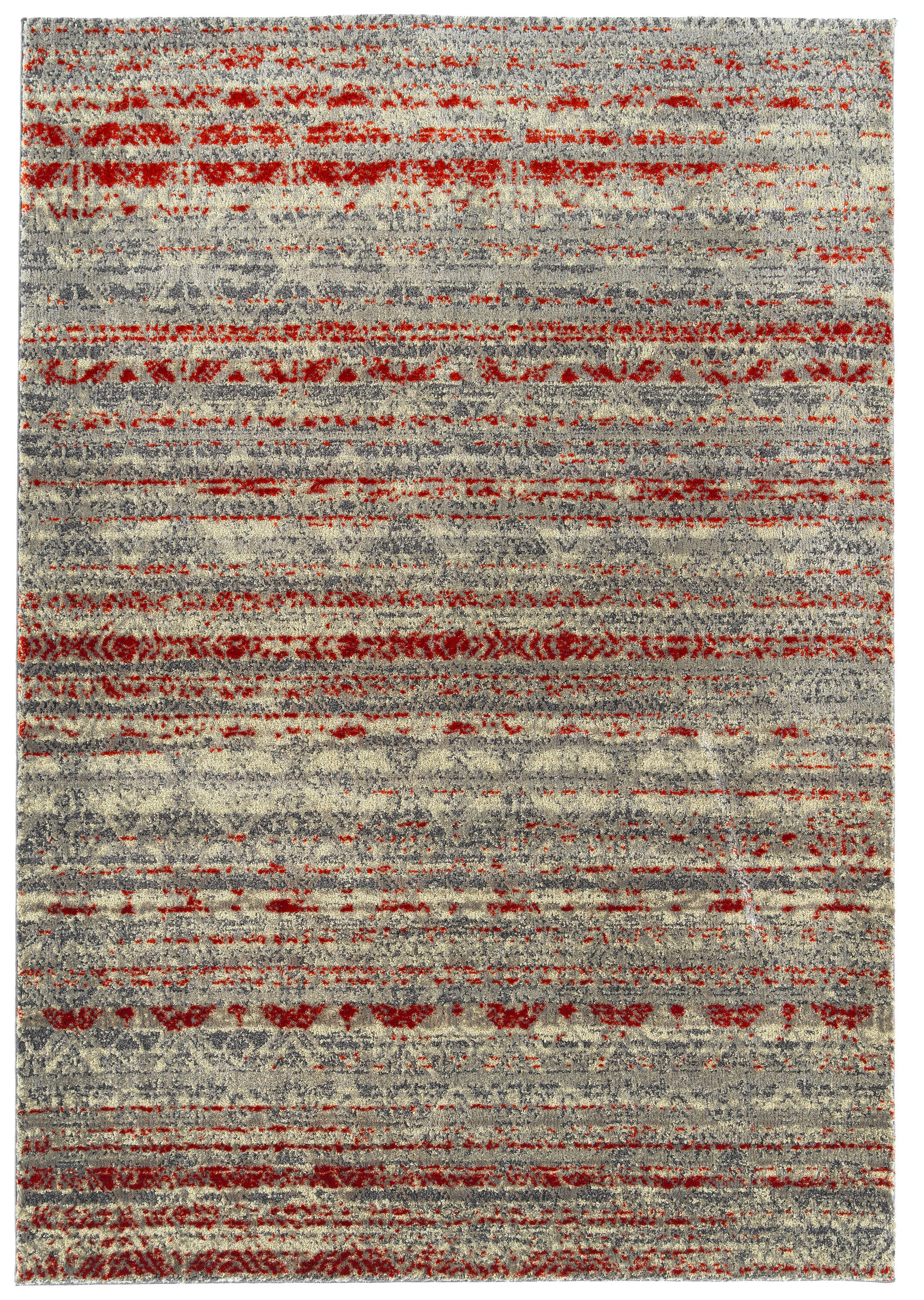 Addison Rugs AME53RU8X11 Amelia 8 x 11 (ft) Polypropylene Rust Rectangular Indoor Abstract Bohemian/Eclectic Area rug