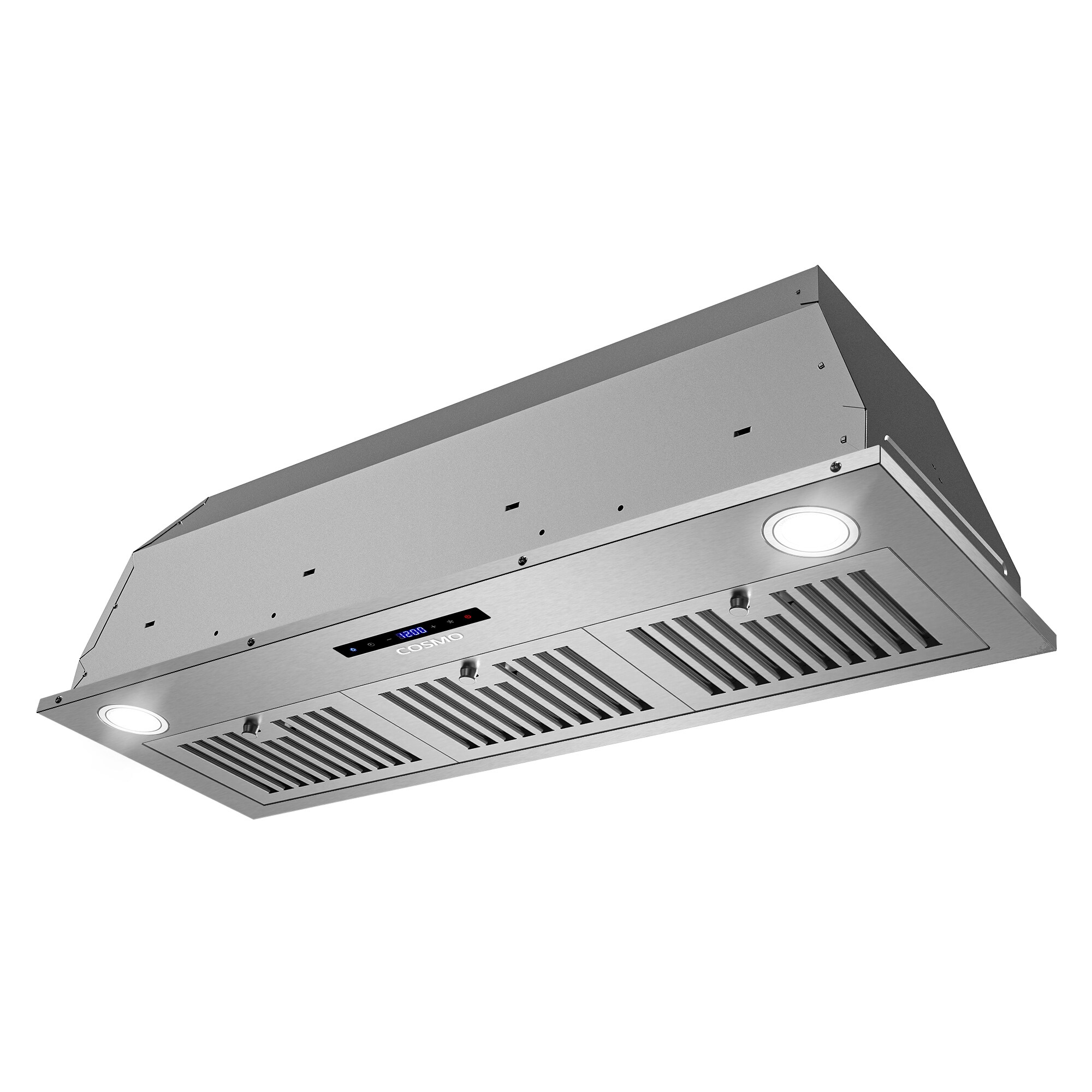 Cosmo 36" Stainless Steel Insert Range Hood with LED Lights