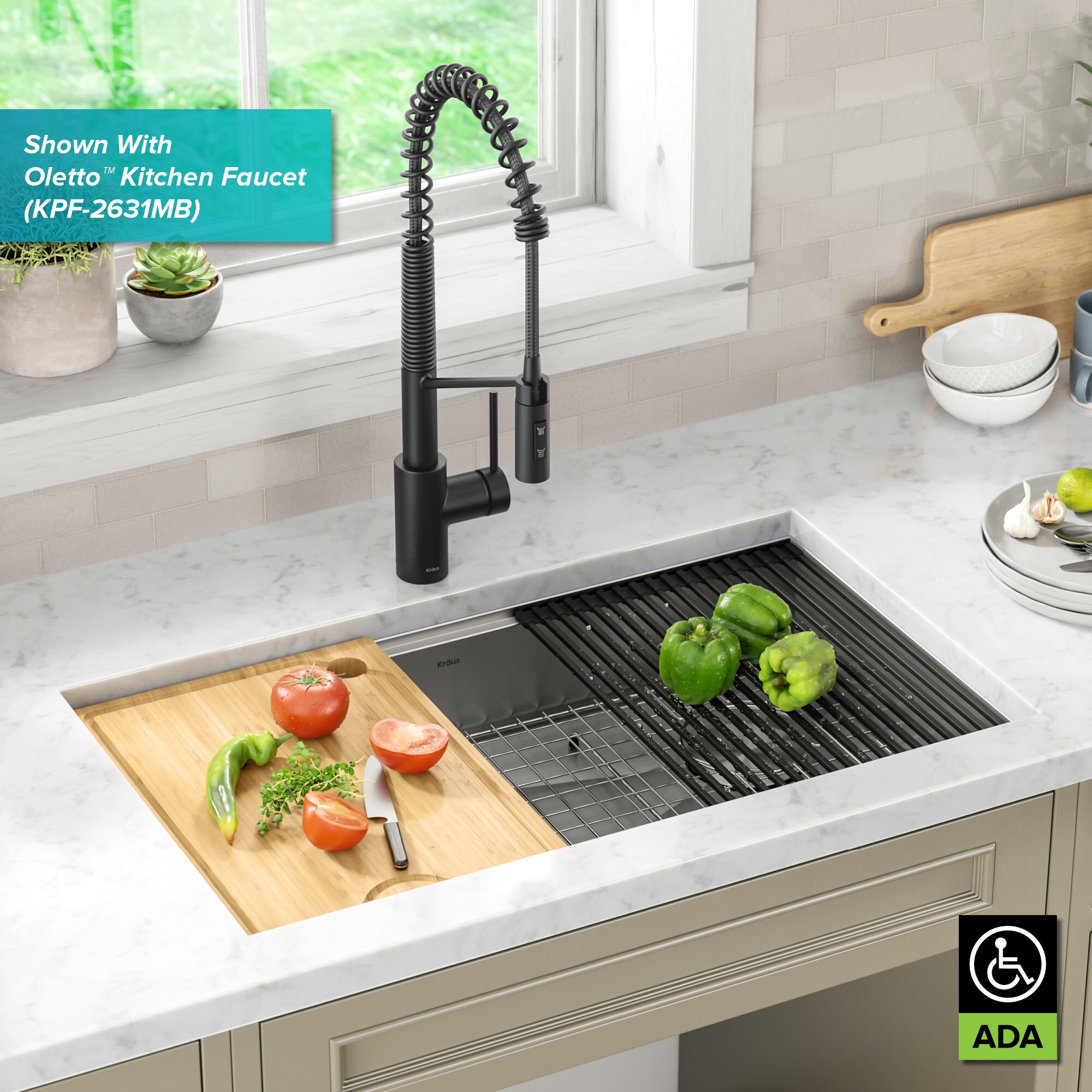 Kraus KWU110-32-5.5 Kitchen-Sinks - View #5