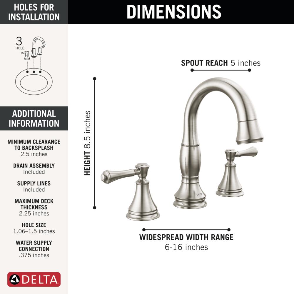 Delta 3597-SSPD-DST Lavatory-Faucets - View #3