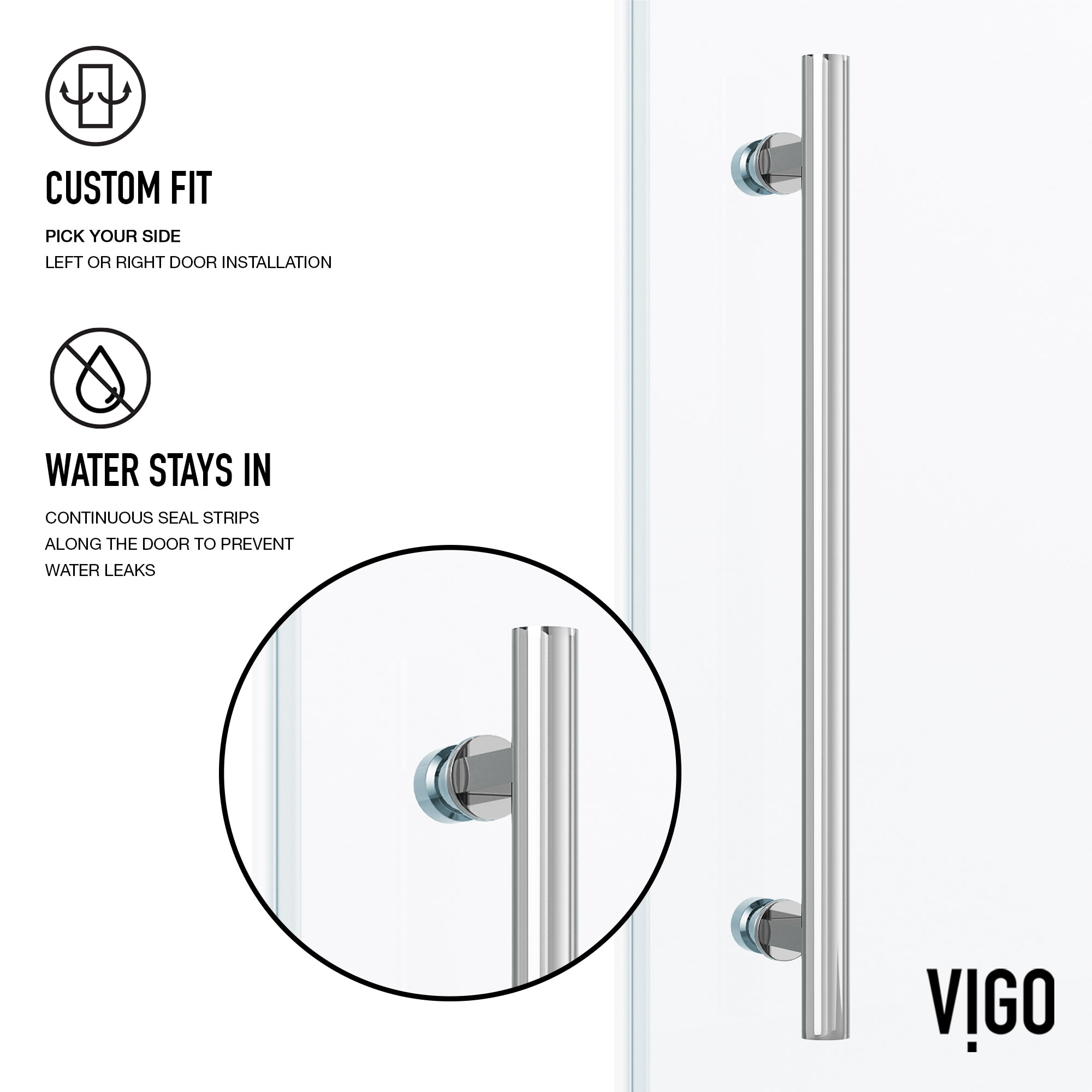 VIGO VG6041CHLM6074 Shower-Doors - View #10