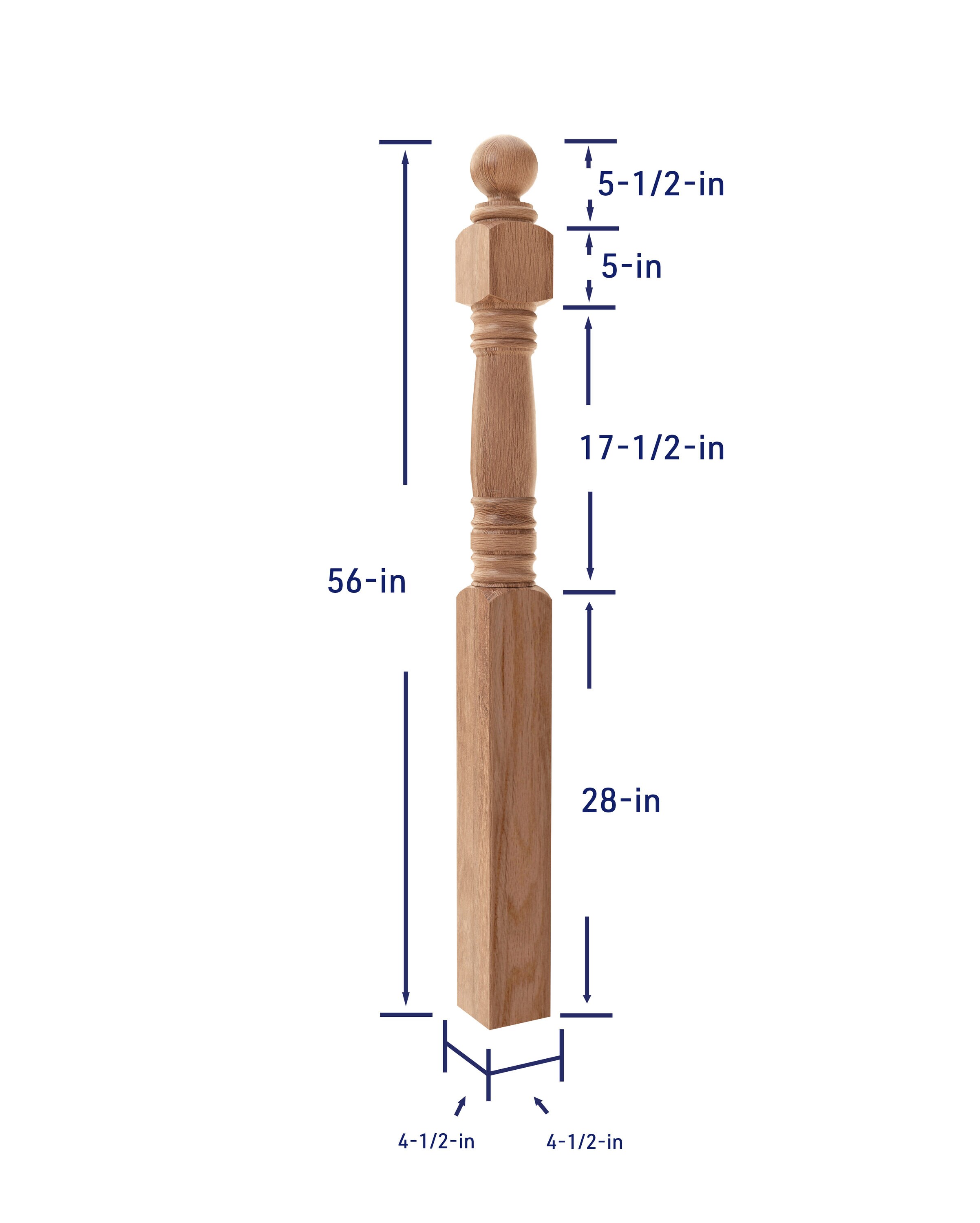 Crown Heritage 4414665 Interior-Stairpart-Newel-Posts - View #4