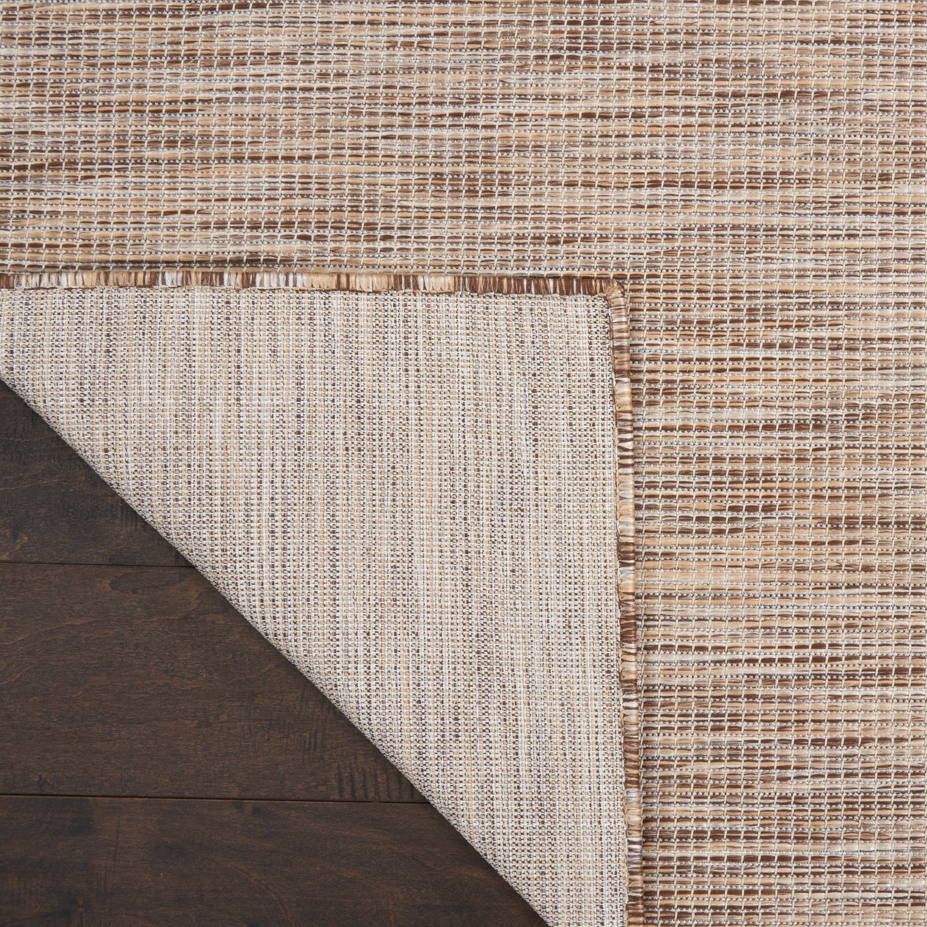 Positano Classic Beige Rectangular 7' x 10' Easy-Care Outdoor Rug