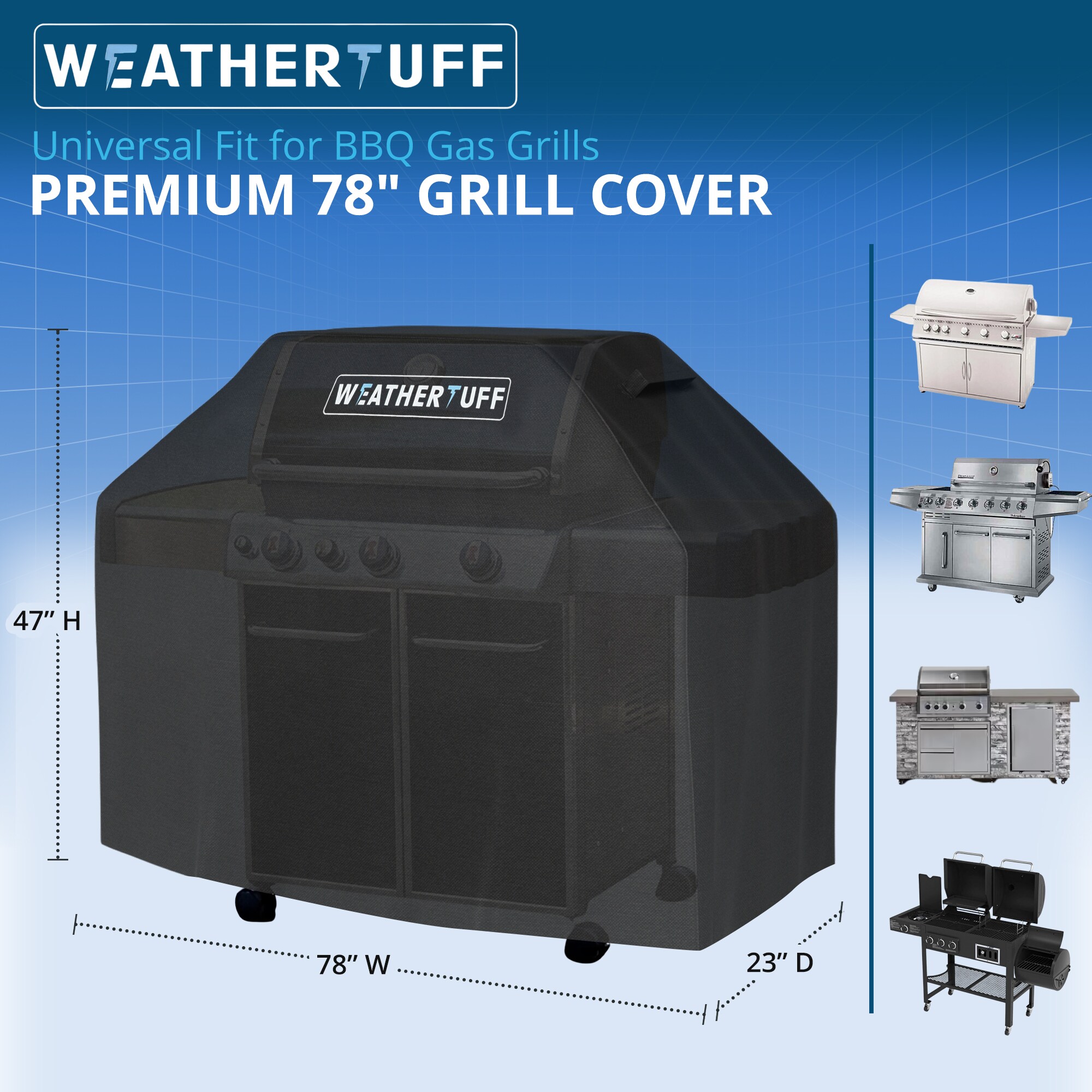 WEATHERTUFF WTW-78 Grill-Covers - View #2