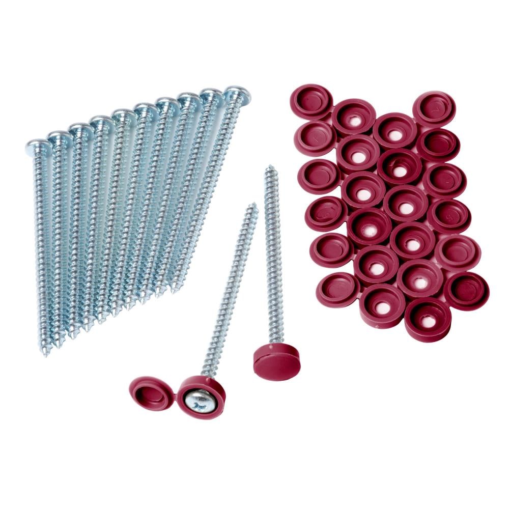 Alpha VNCAPSCREWBE 12 -Pack Screw and hinge cap set for Exterior Shutters