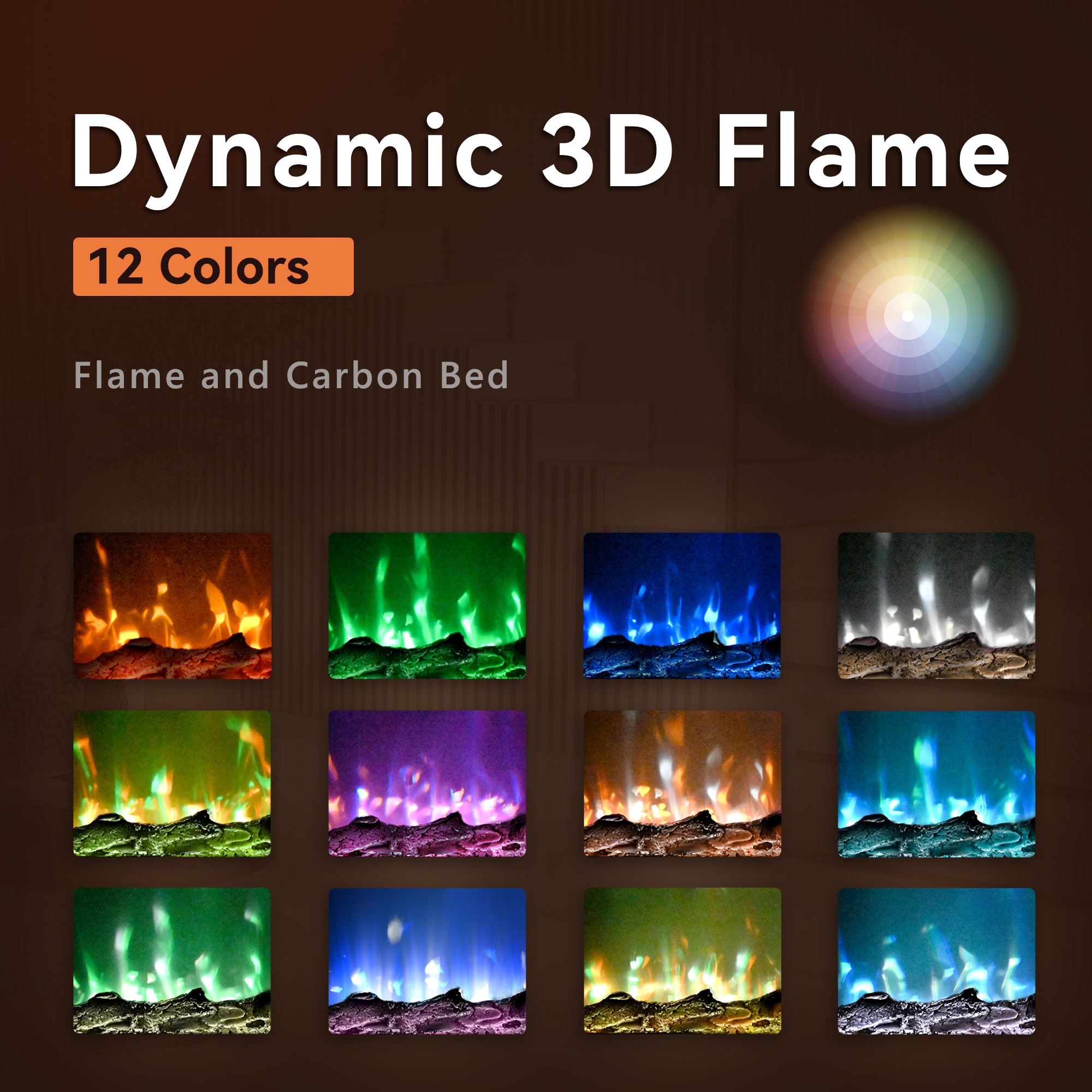 Euhomy EF-60-E-LWS Electric-Fireplaces - View #5