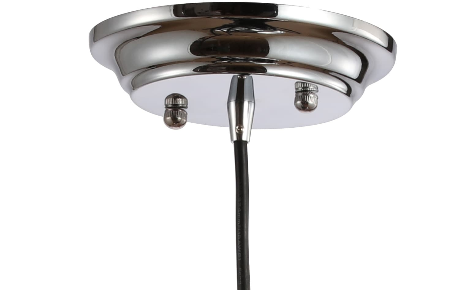 Bedford Rustic French Country Chrome Globe LED Pendant Light
