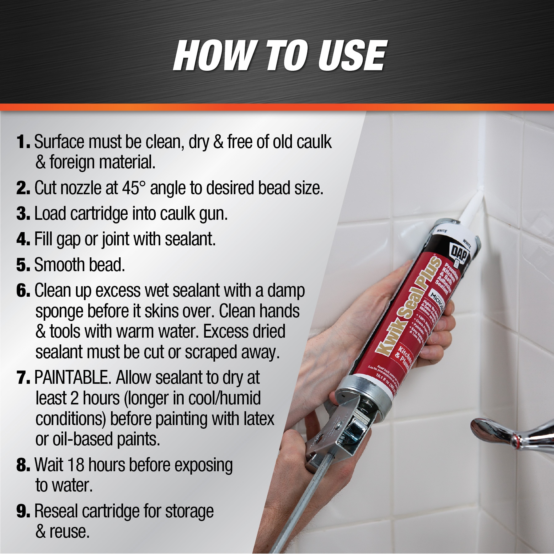 DAP 18519 caulking - View #3