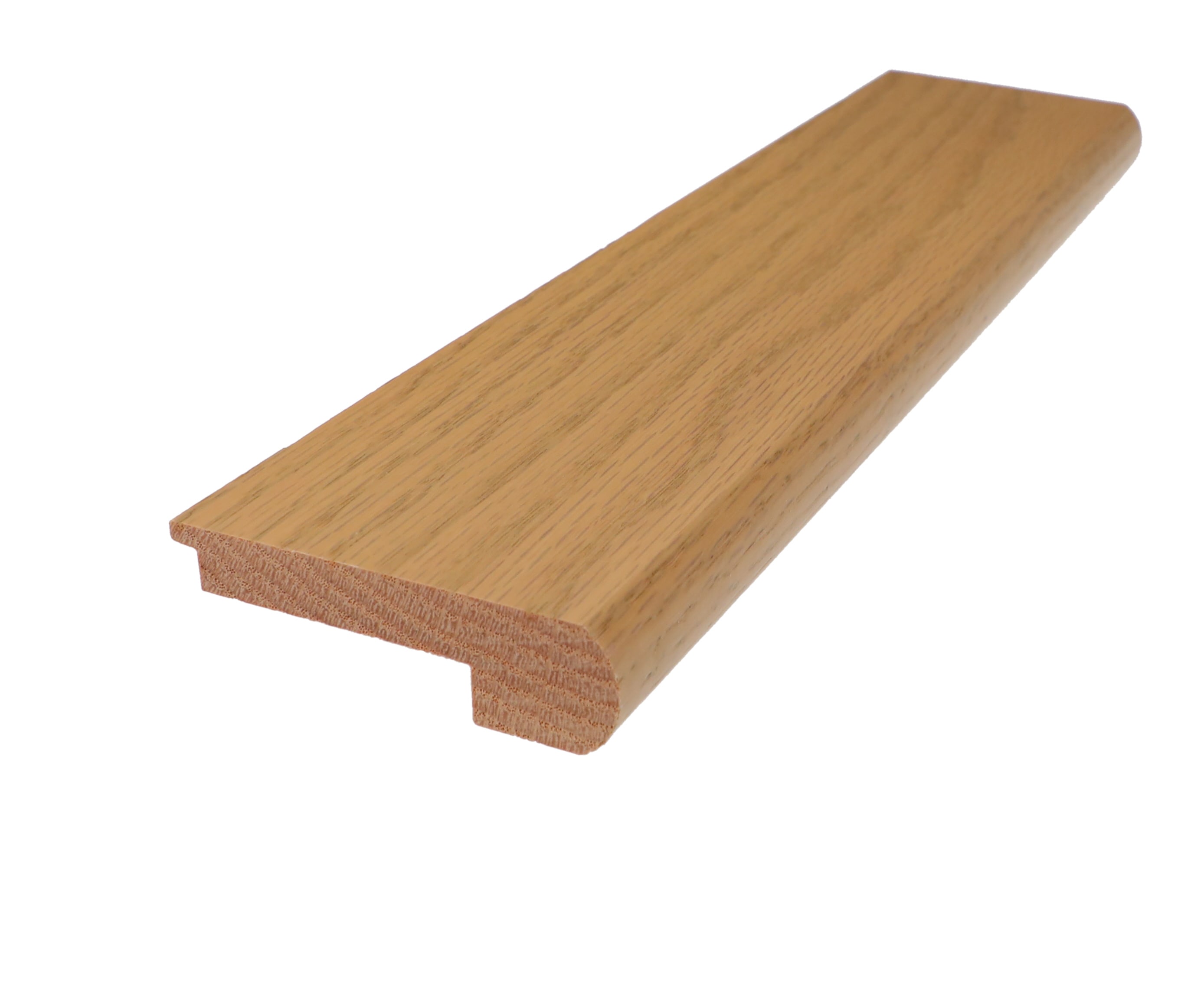 Flexco LSN0007 2.75-Inches x 78-Inches x 0.38-Inches Brown Finished Wood Oak Flush Stair Nosing