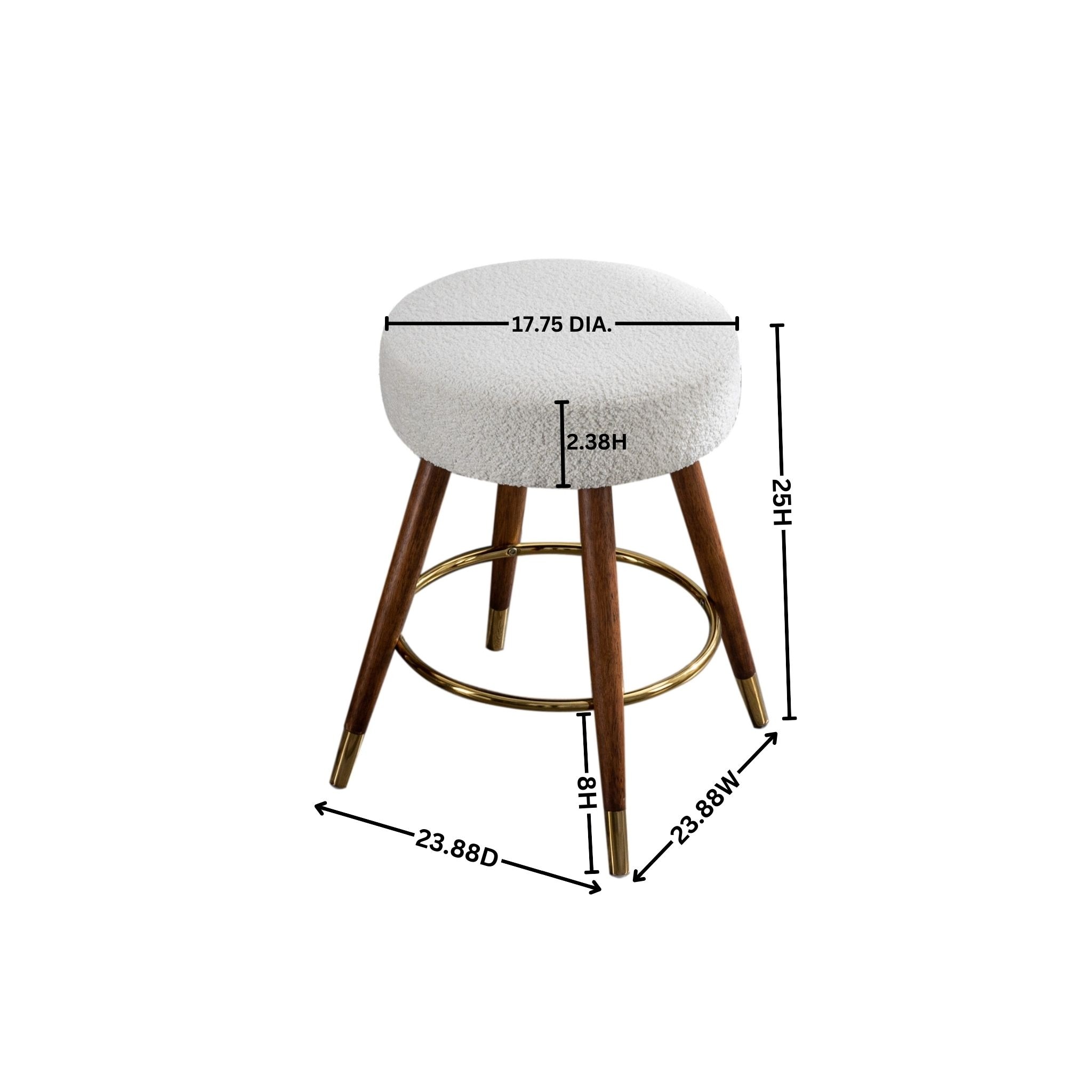 Roundhill Furniture PC286WH stools - View #11