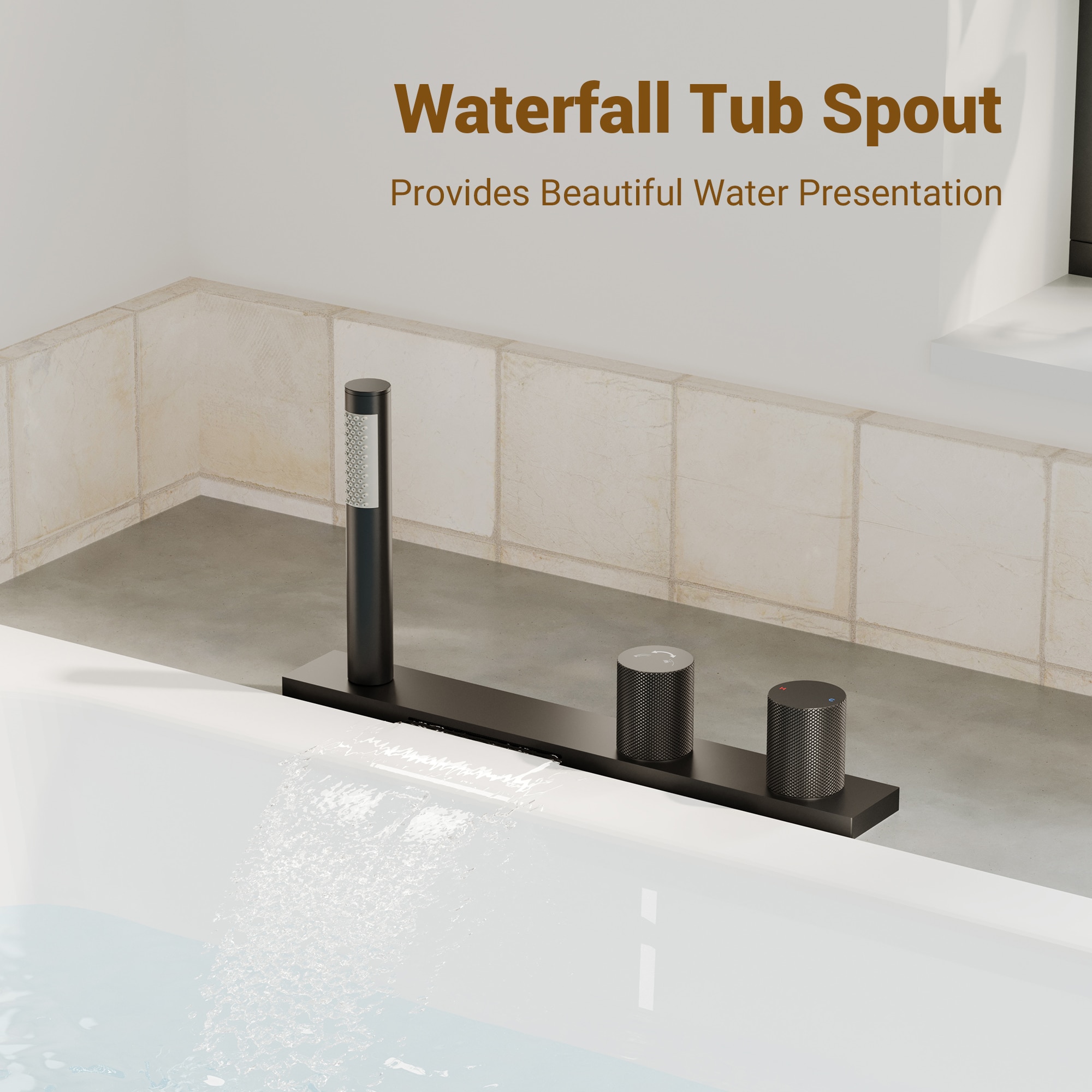 CASAINC CA-I4344-BG Roman-Tub-Faucets - View #5