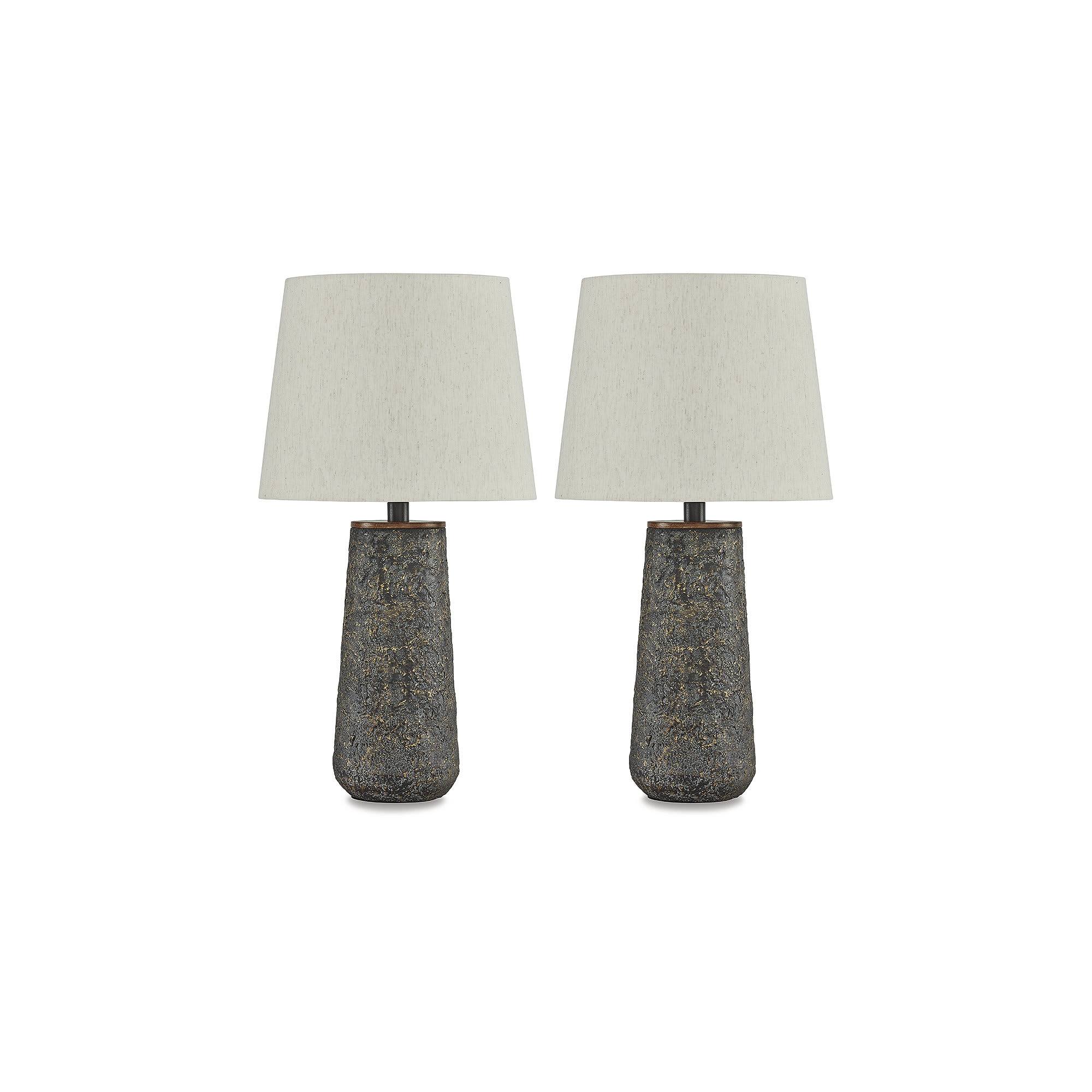 Chaston Antique Bronze Metal Table Lamp Set of 2