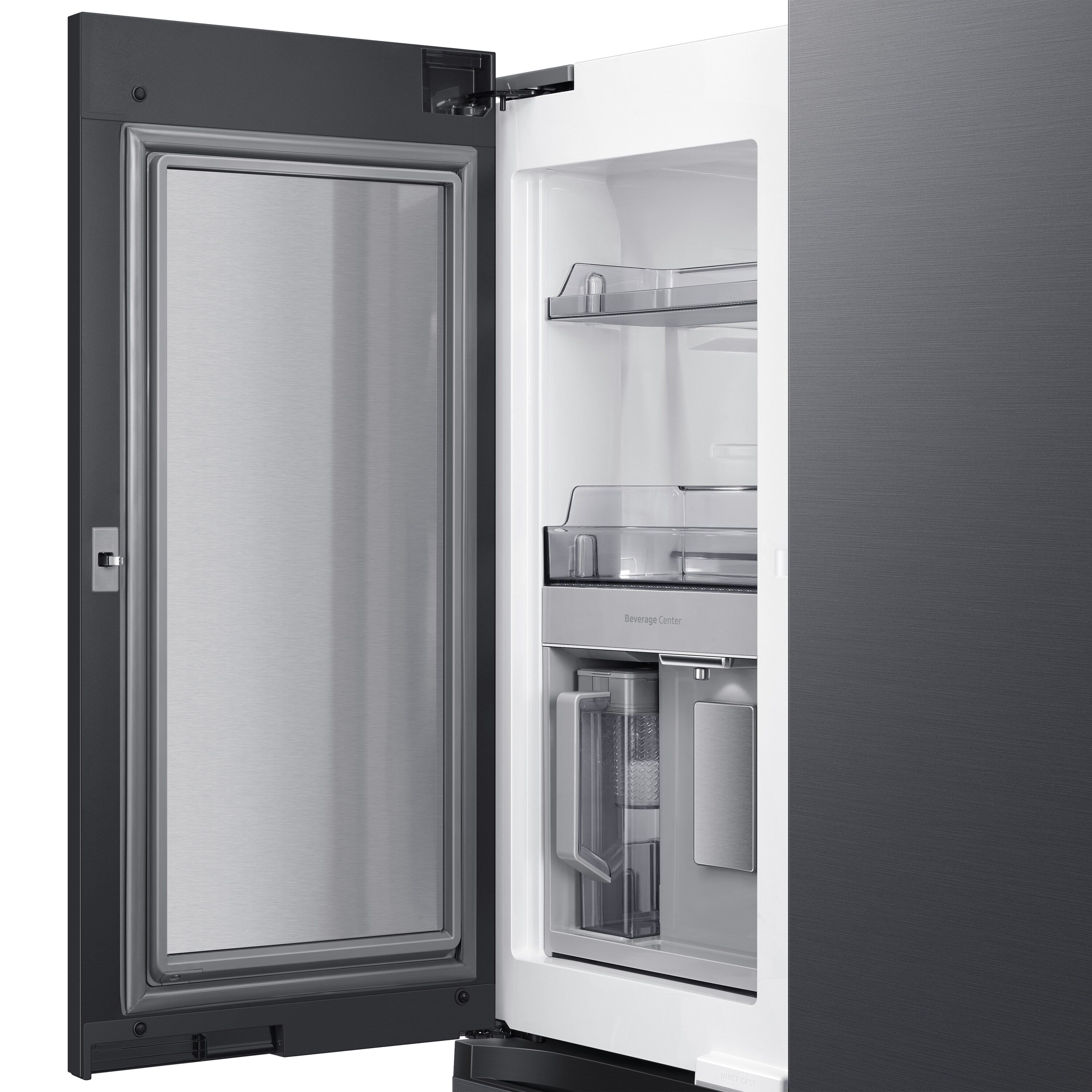 Bespoke 23 cu. ft. Side-by-side Refrigerator with Beverage Center™ in  Stainless Steel