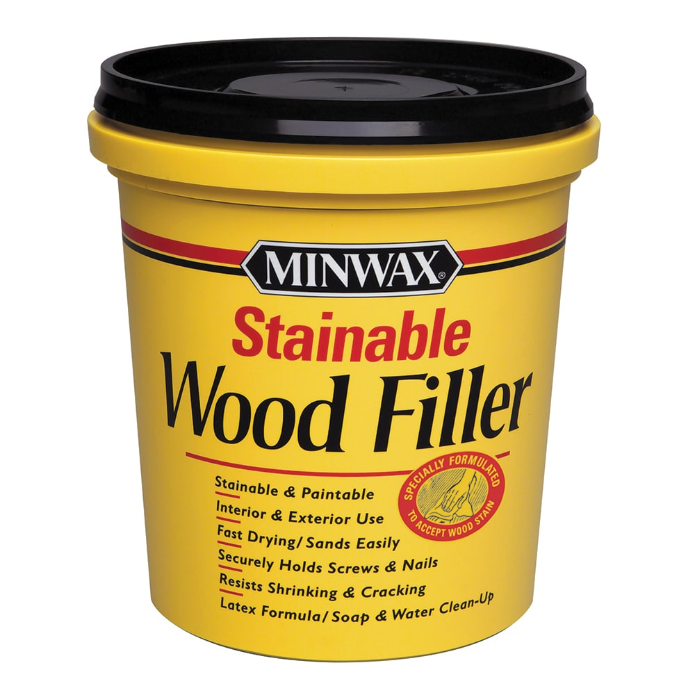 Minwax Stainable Wood Filler 16-oz Natural Wood Filler in the Wood Filler  department at