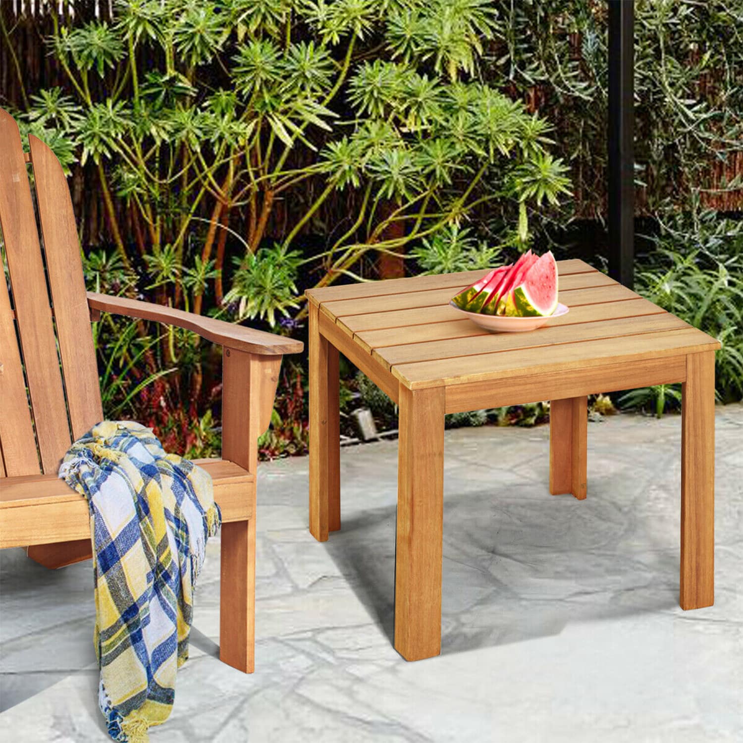 WELLFOR DOJN70304OR Patio-Tables - View #7