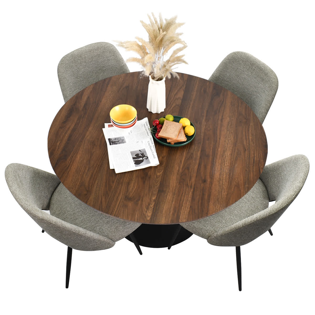 Maison Boucle HAROLD+EDWIN-LTGREY4 Dining-Sets - View #4