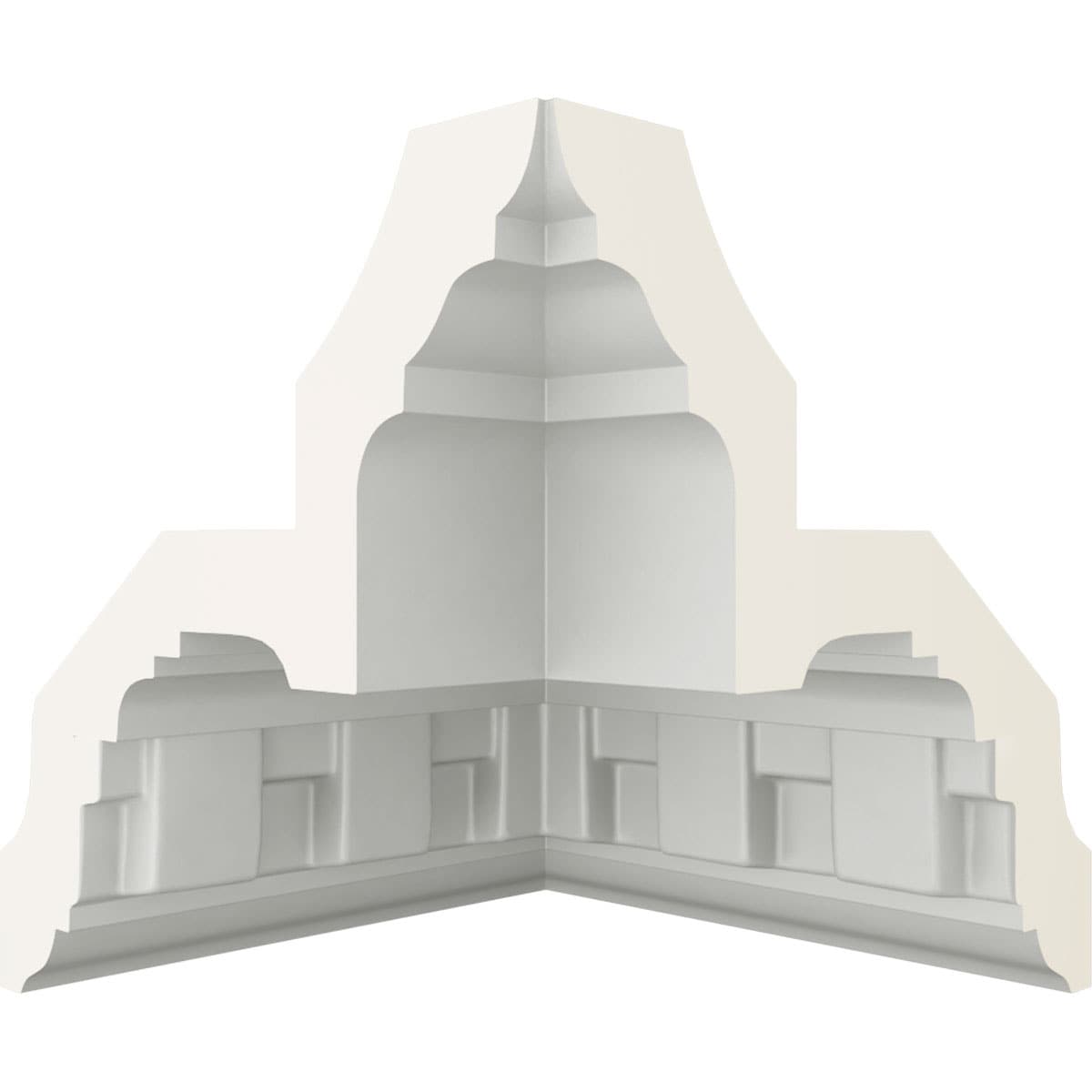 Ekena Millwork MIC04X04DE Moulding-Blocks - View #2