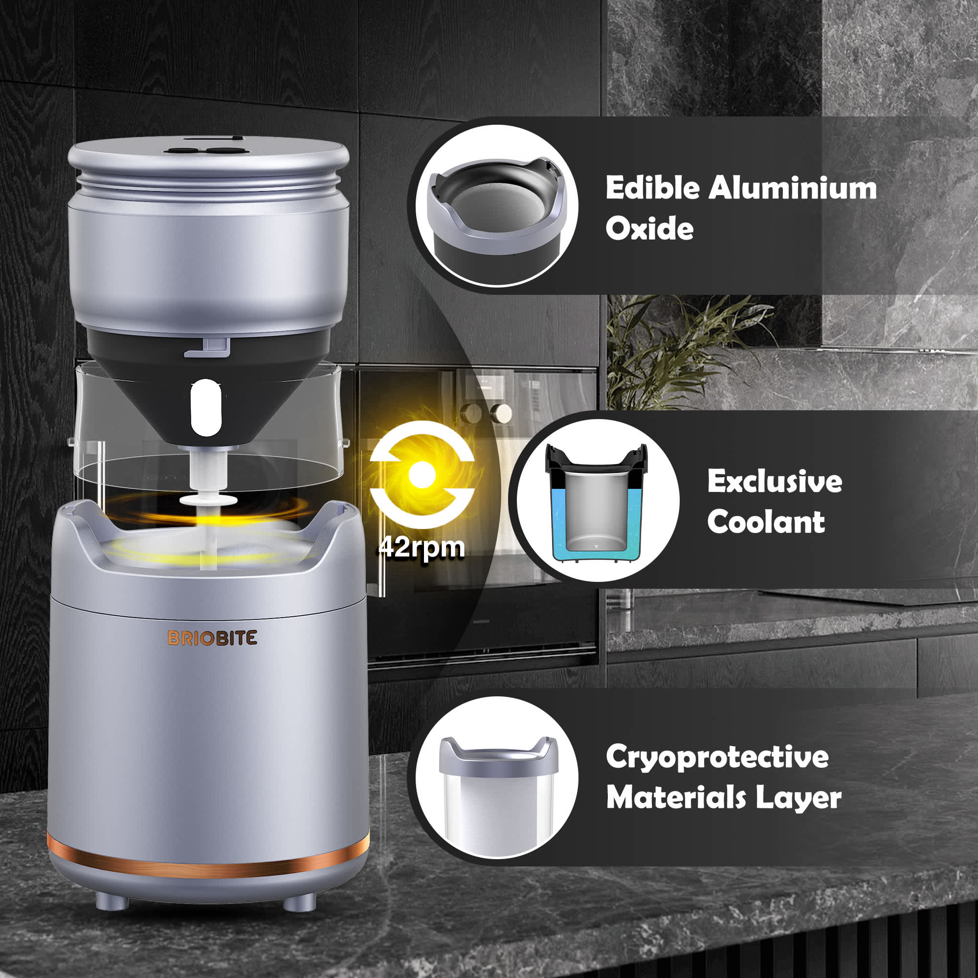 BRIOBITE USLOW-BL500L-YA1 Frozen-Confection-Appliances - View #4