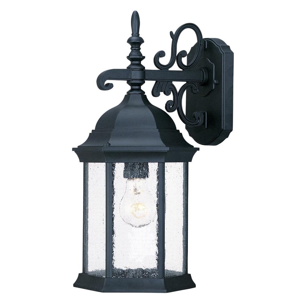 Acclaim Lighting 5183BK/SD Madison 1 -Light 15.0-in H Matte Black Hardwired Outdoor Wall Light
