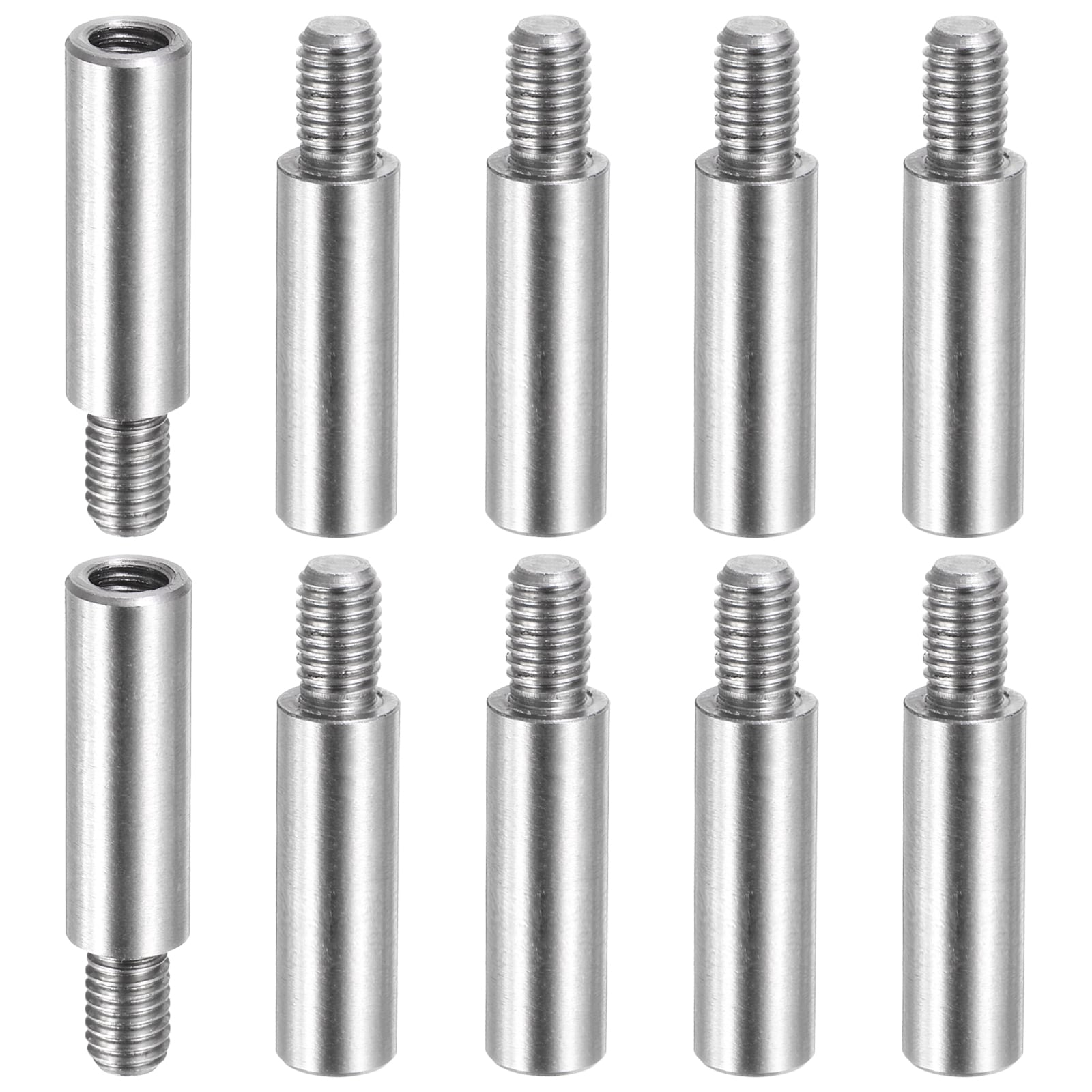 PATIKIL 10pcs M5x25+8mm Stainless Steel Standoff Extension Posts Screws ...