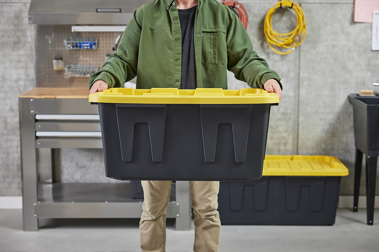 Commander 27-Gallon Storage Totes, $8.98 at Lowe's