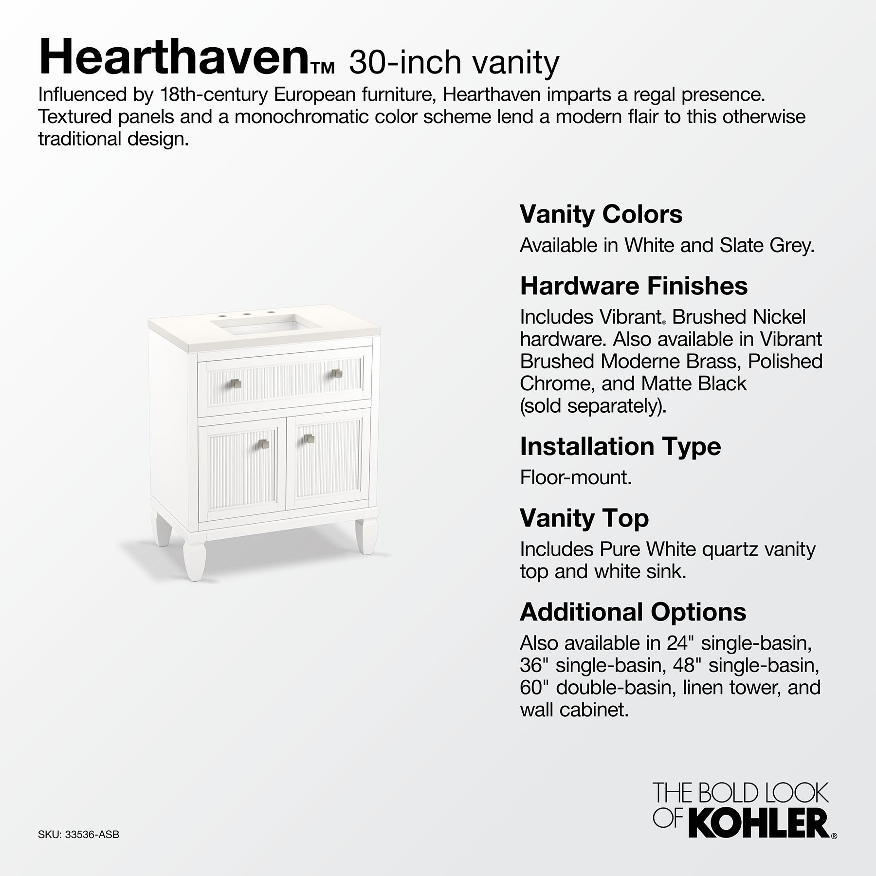 KOHLER 33536-ASB-1WX Bath-Vanity-Combo - View #12