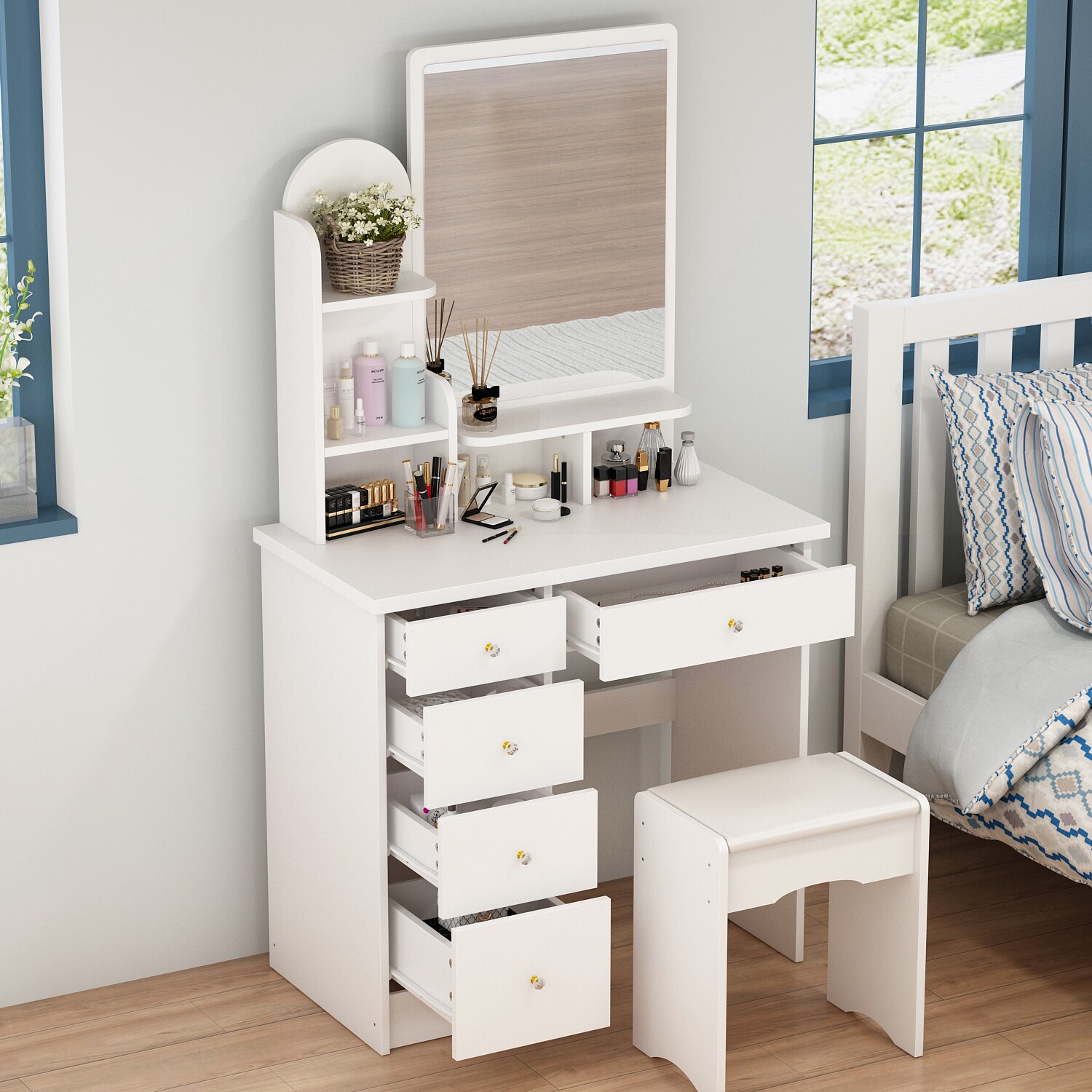 FUFU&GAGA JX0106-01 Bedroom-Vanities - View #4