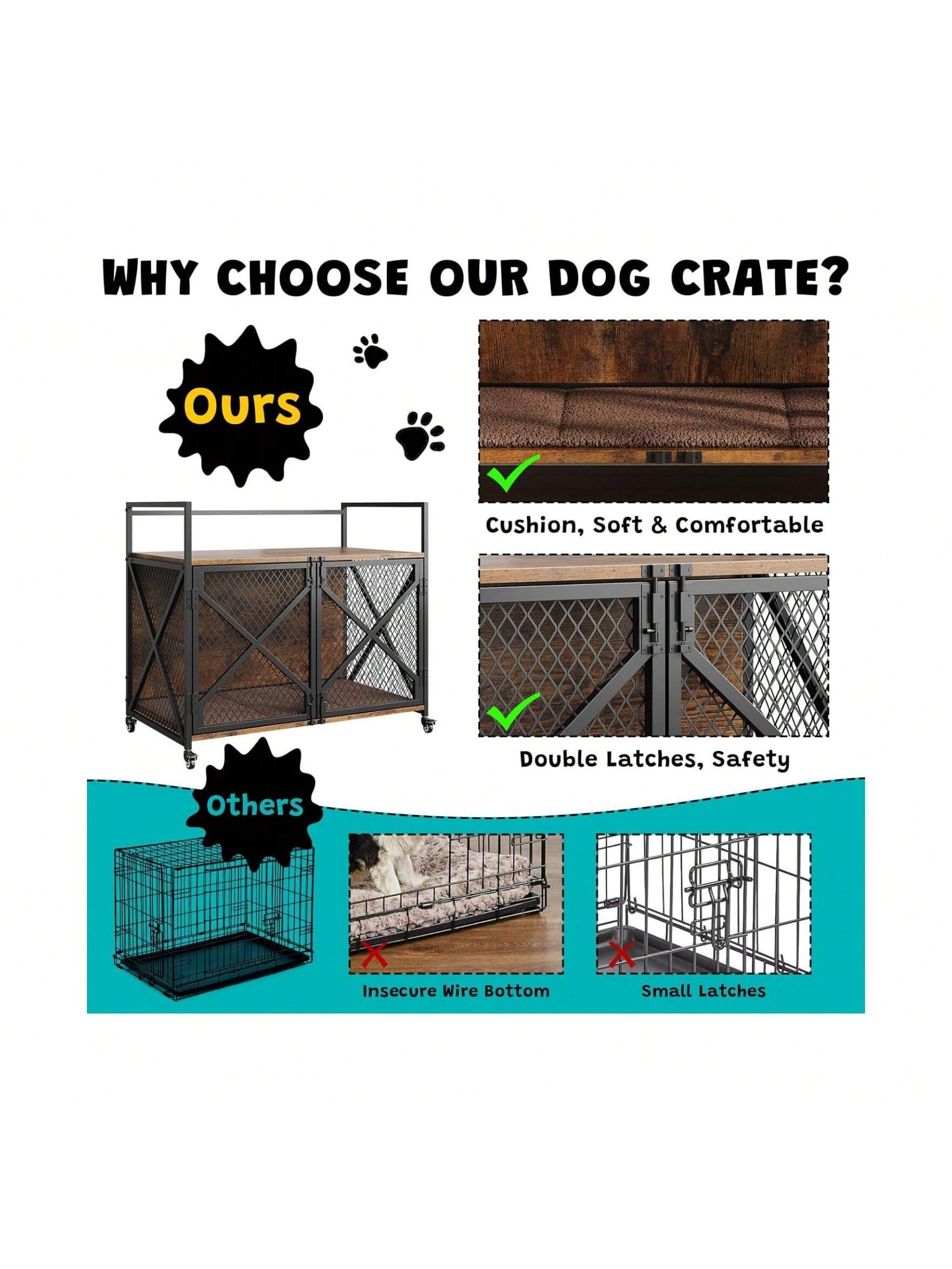 WhizMax GGL-PHO-34SL5NLE Pet-Crates-Carriers - View #9