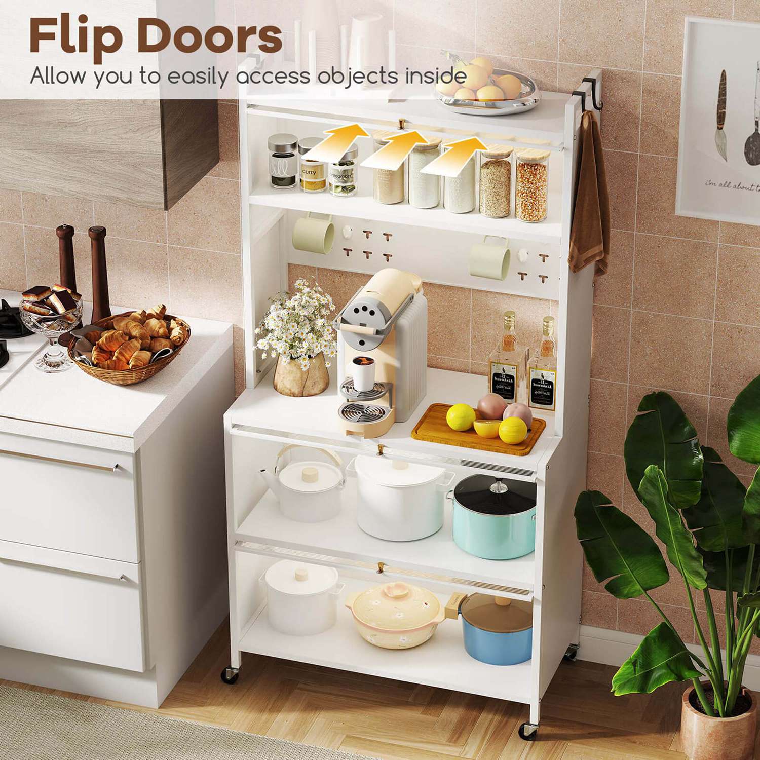 Costway CSHY003876 Dining-Kitchen-Storarge - View #8