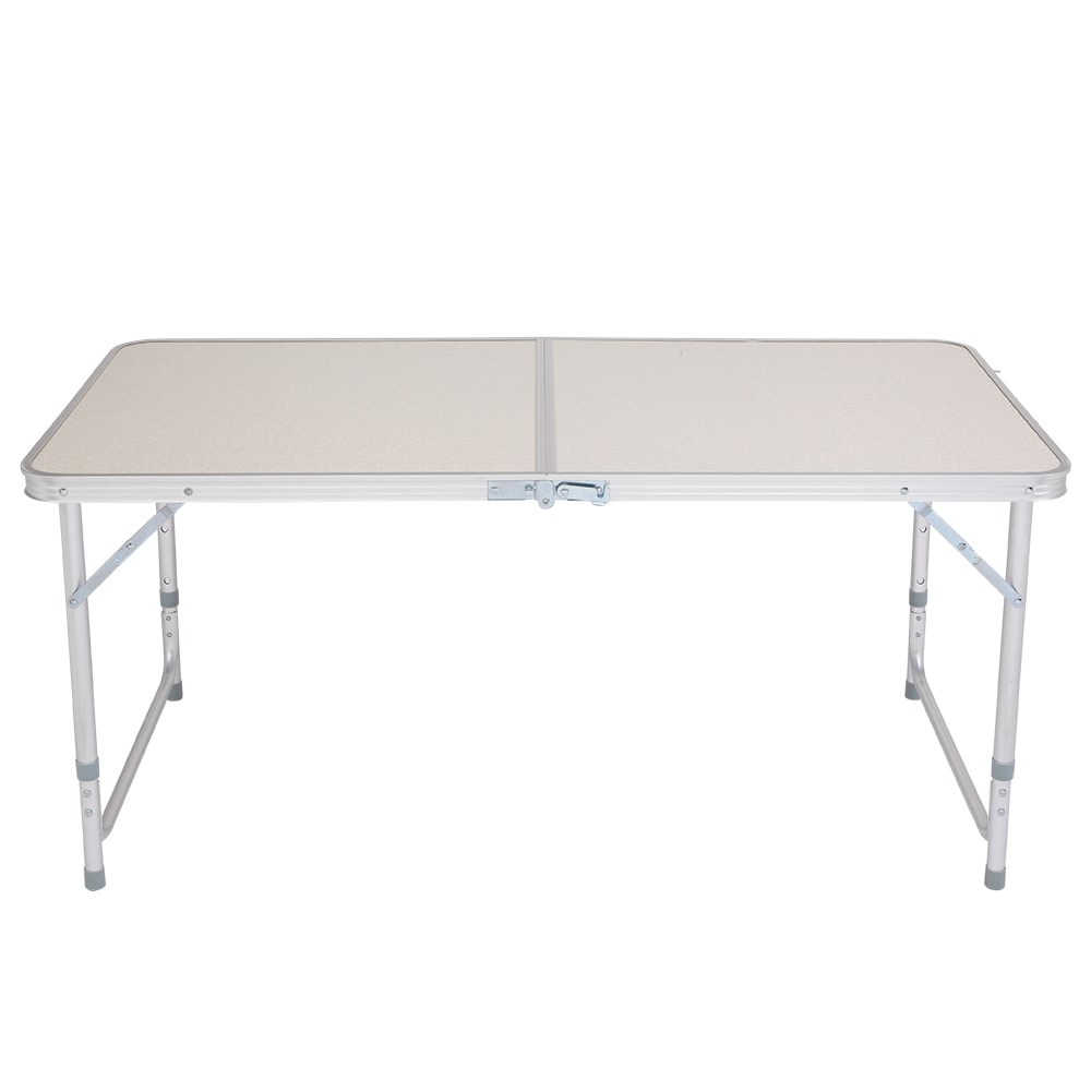 Outopee LO1G58000346 47.2-in Silver wood Rectangle Folding Picnic Table