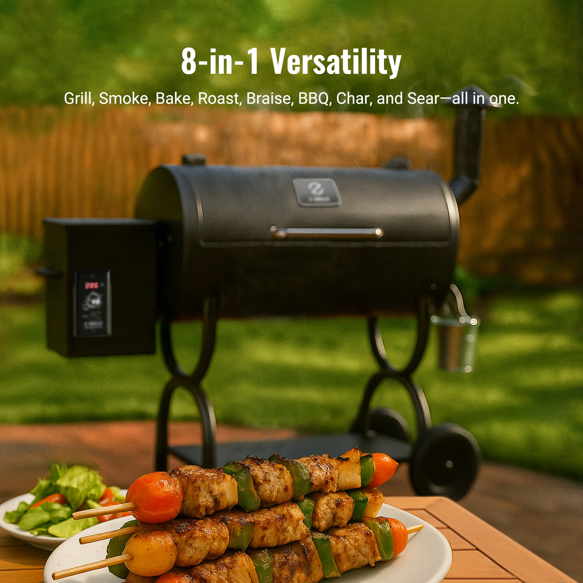 Z GRILLS ZPG-550B Pellet-Grills - View #9