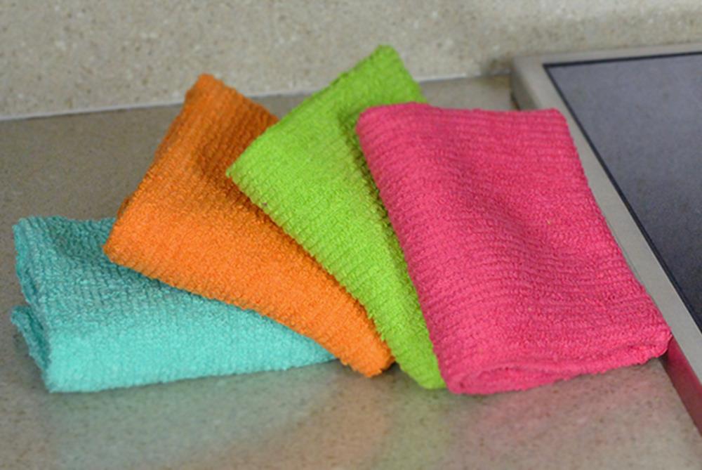Kitchen Bar Mop Towels Set 16x19 Inch Cotton Blend Bulk Pack
