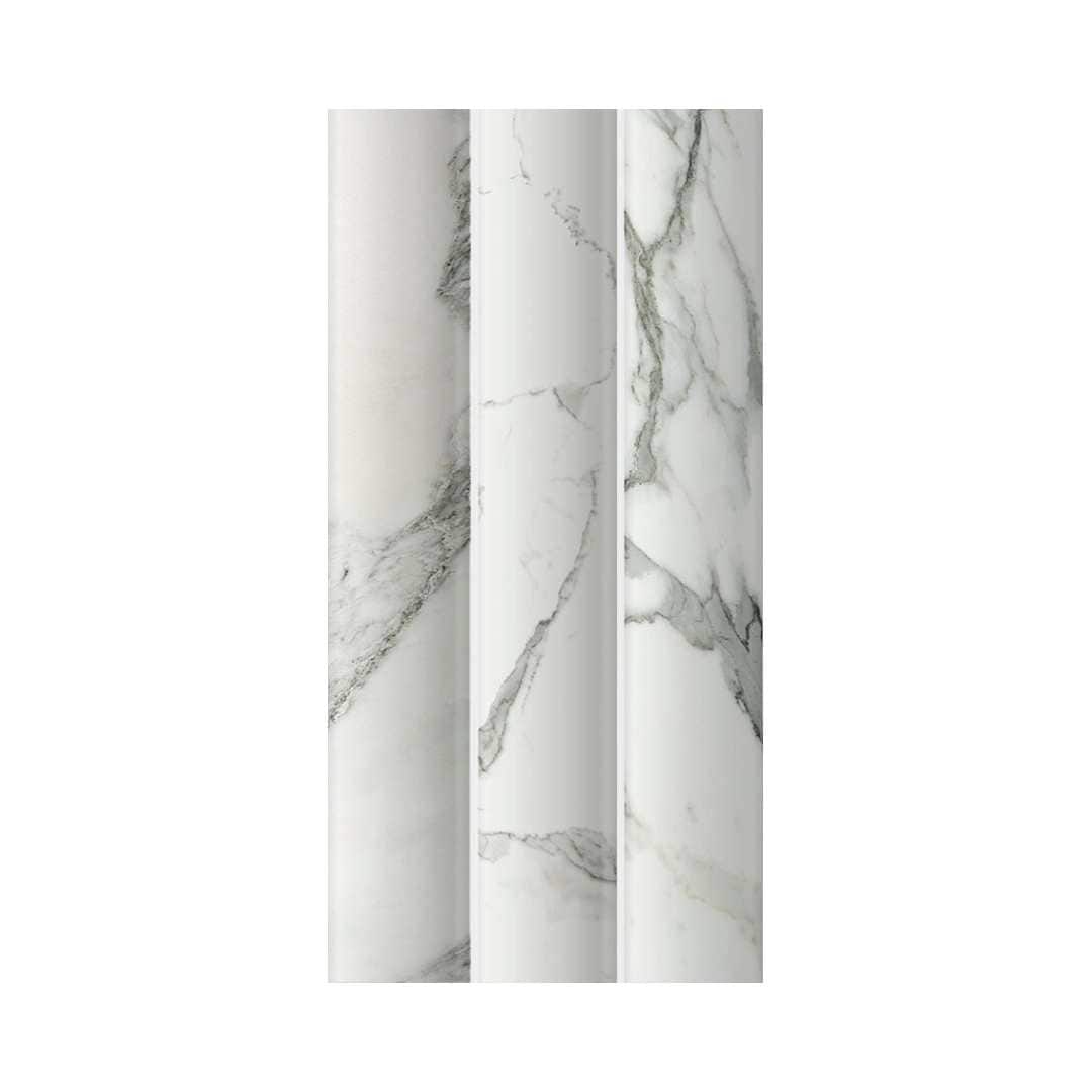 The Tile Life TARGO4509ST Lyrical Statuario 4-1/2-in x 9-in Matte Porcelain Subway Standard Wall Tile ( 6.29-sq ft Carton )