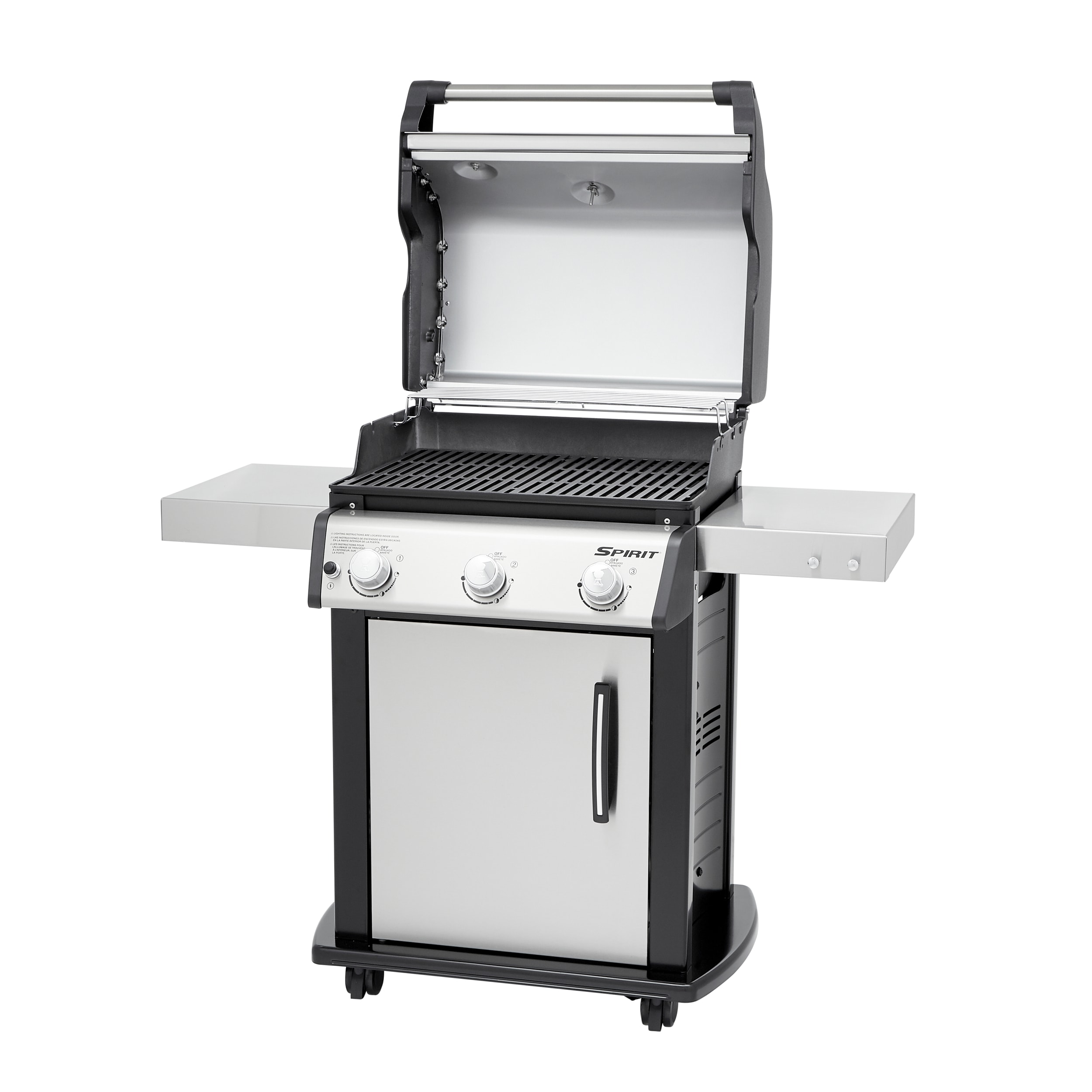 oprindelse Macadam Centrum Weber Spirit S-315 Stainless Steel 3-Burner Liquid Propane Gas Grill in the Gas  Grills department at Lowes.com