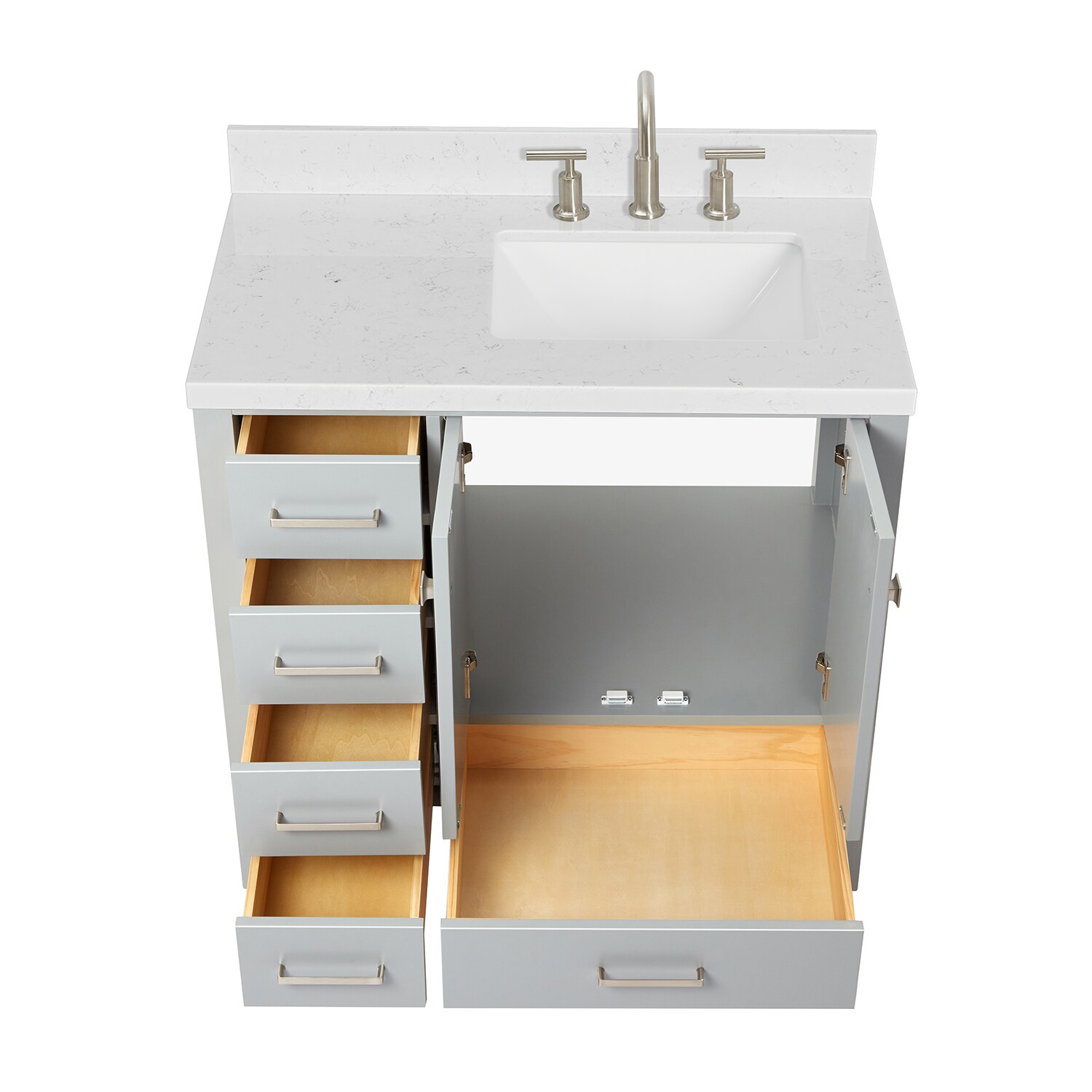 ARIEL A036SRCQRVOGRY Bath-Vanity-Combo - View #11