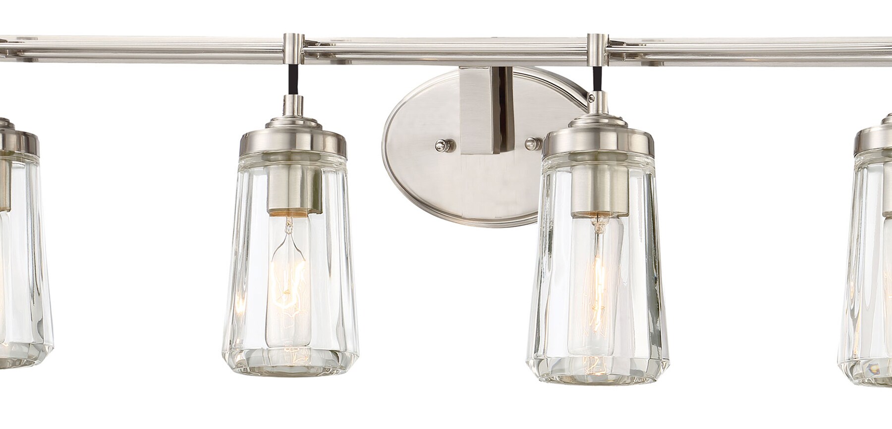 Minka Lavery Poleis 32 In 4 Light Brushed Nickel Moderncontemporary Vanity Light In The Vanity 