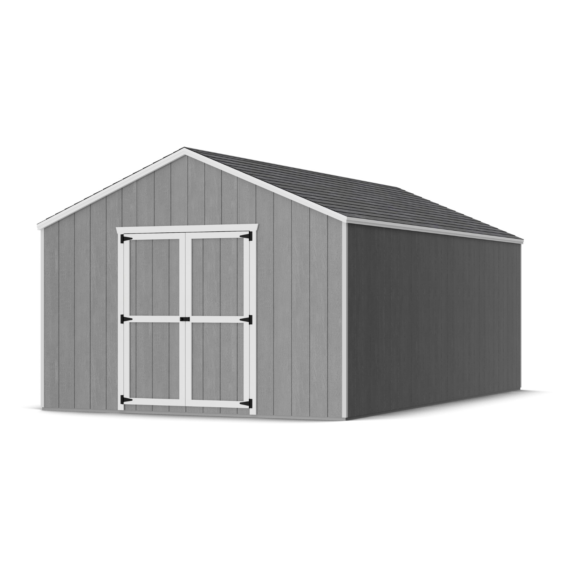 Little Cottage Co 12X20 VGS-PC Value Gable 12-ft x 20-ft Gable Style Wood Outdoor Storage Shed with 2 Doors