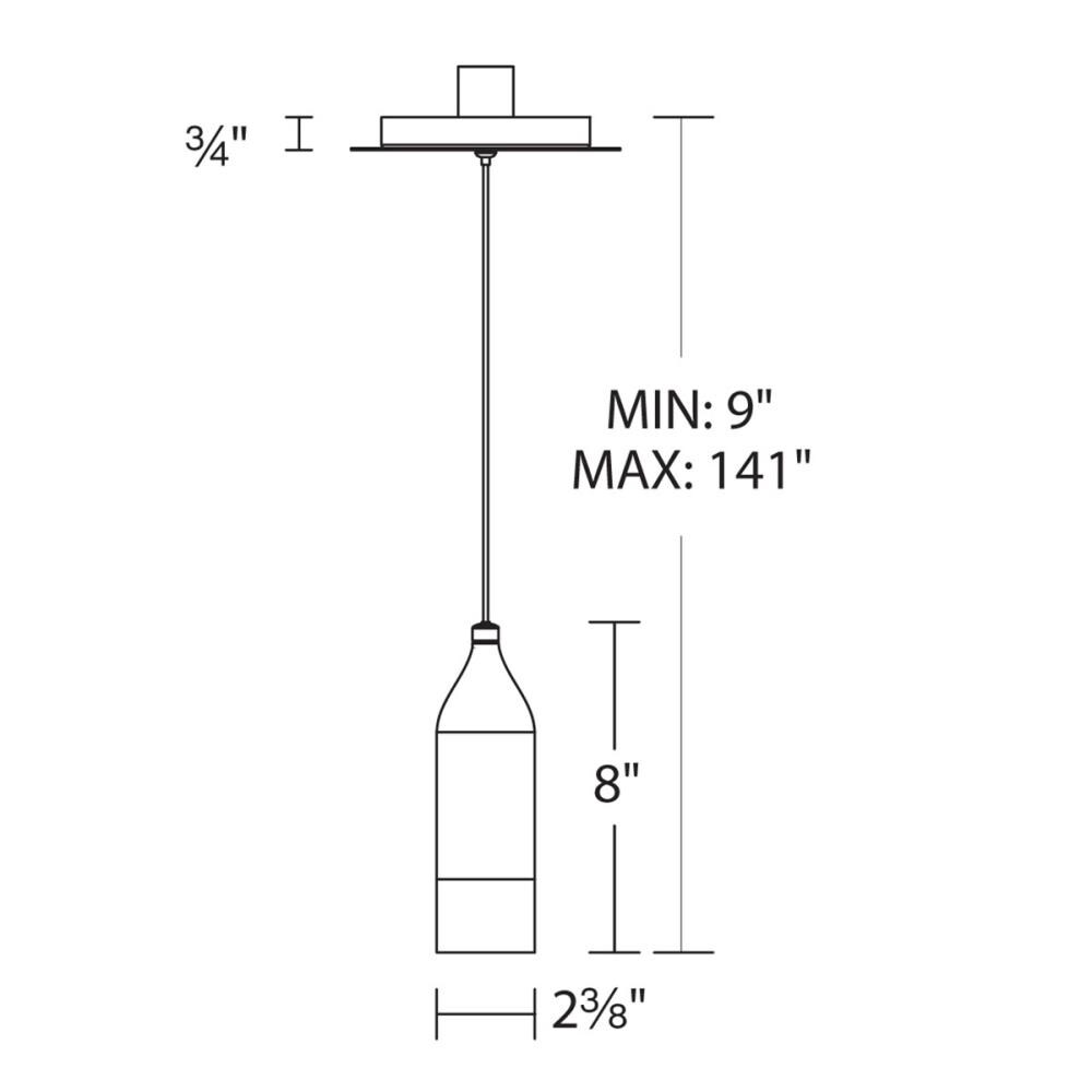 dweLED PD-76908-BK Pendant-Lights - View #4
