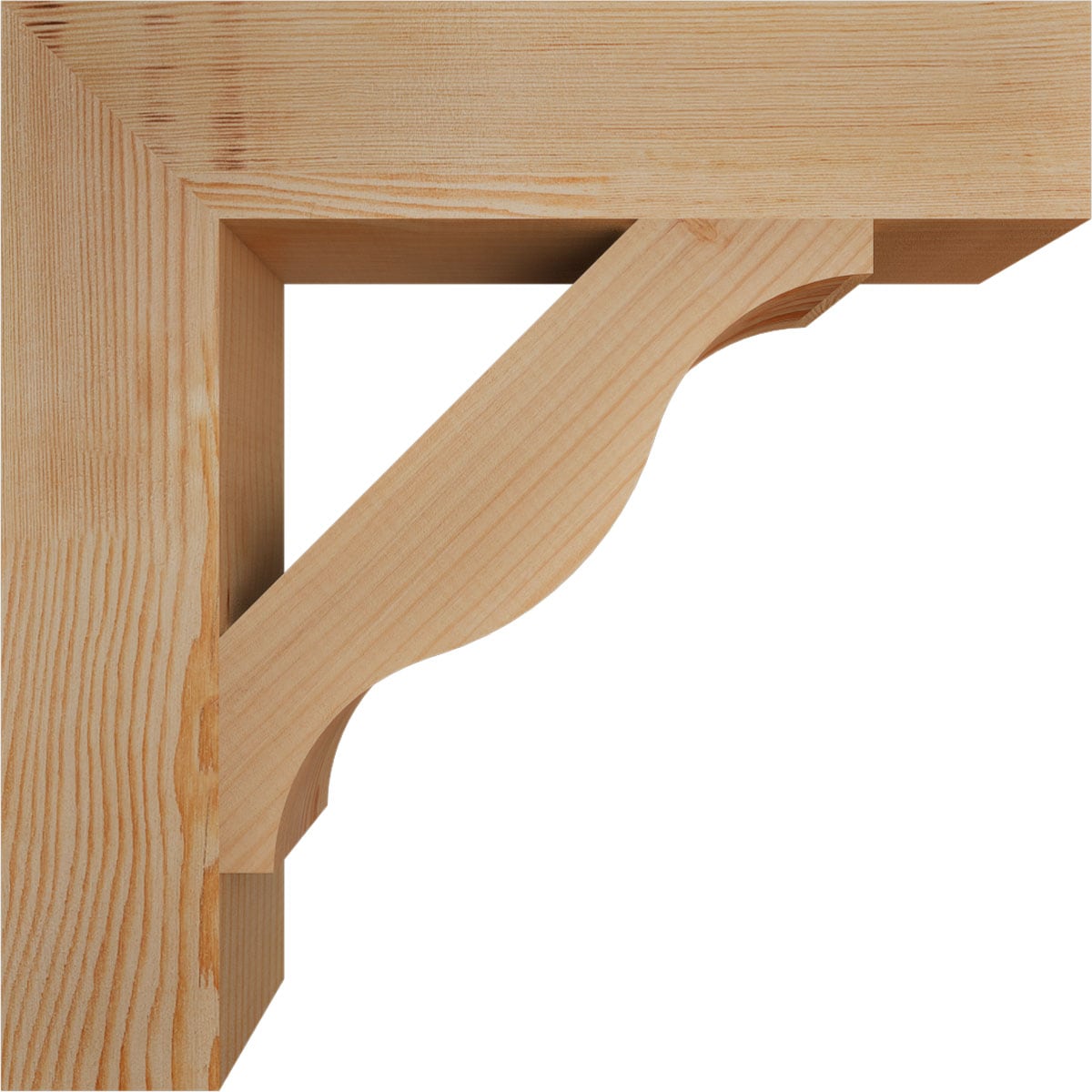 Ekena Millwork BKT04X20X20FST05SDF Exterior-Brackets-Braces - View #3