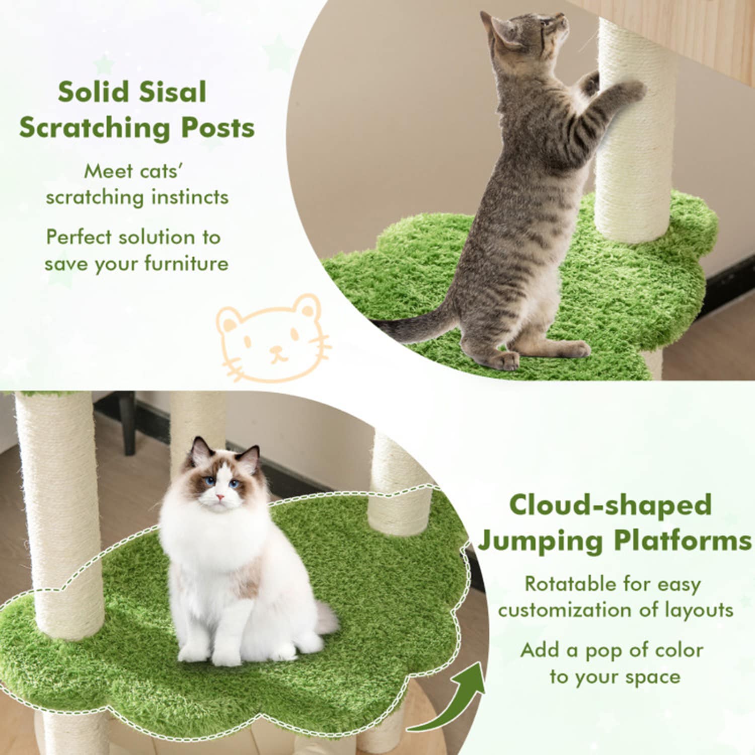 Mondawe MO-PV10128GN Cat-Trees - View #6