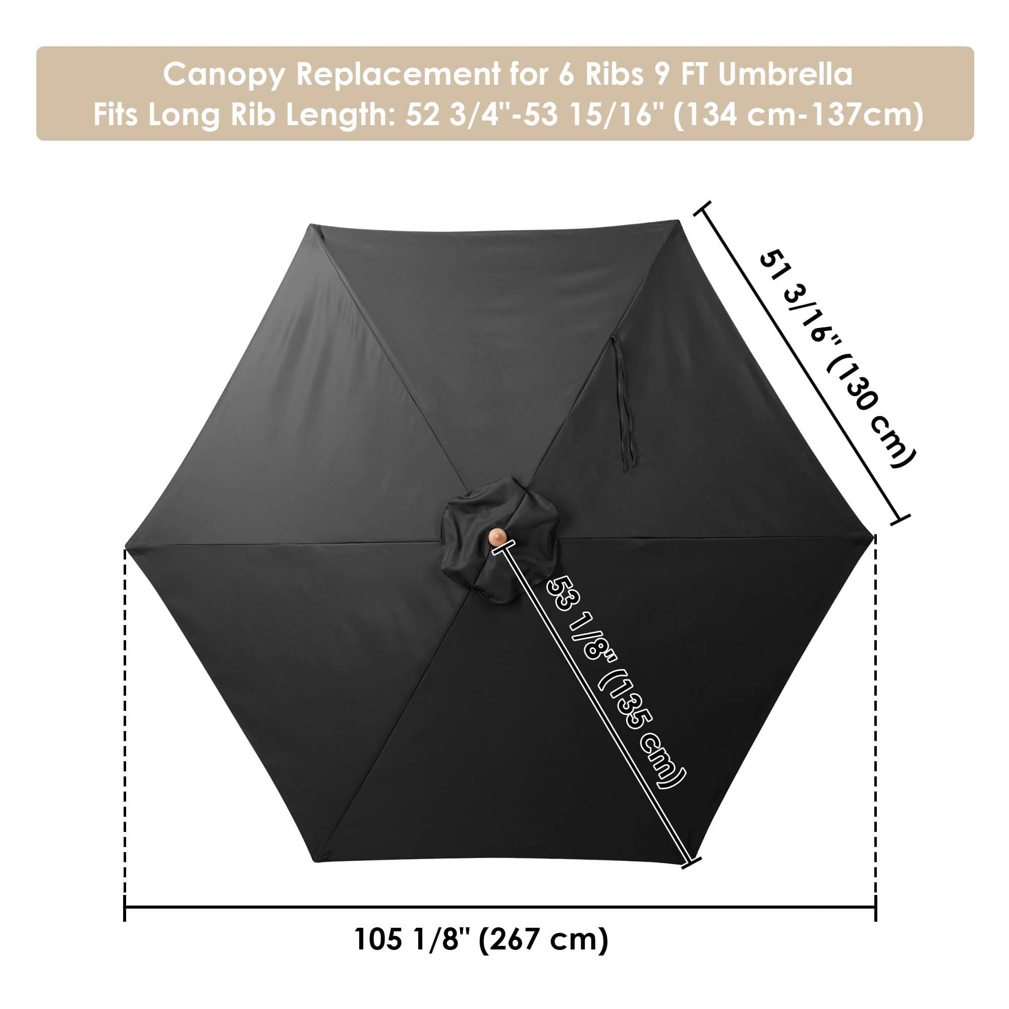 Yescom 07UMC002-9FT6R-06-LO Umbrellas-3 - View #7